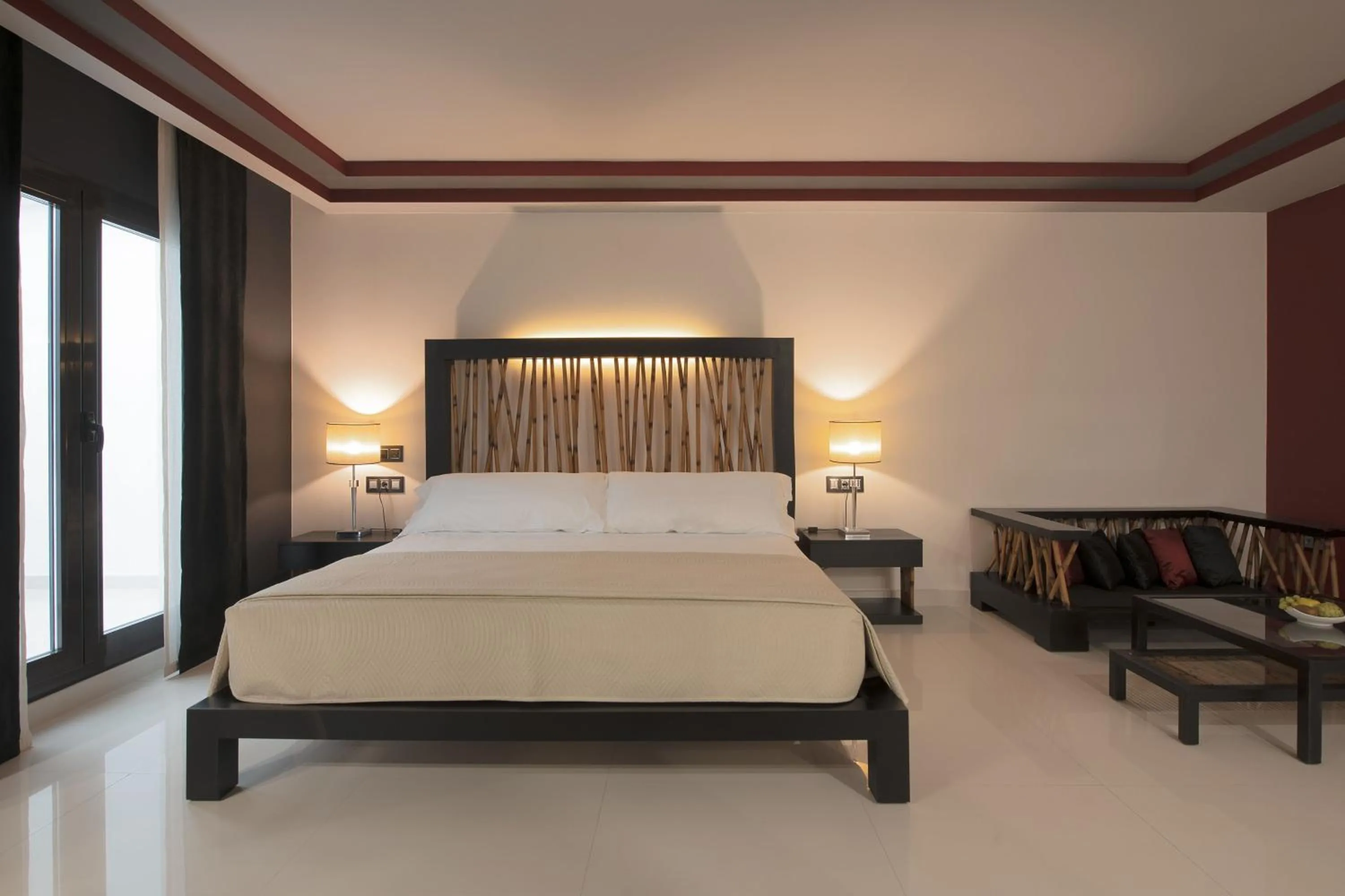Bed in Hotel Infanta Leonor