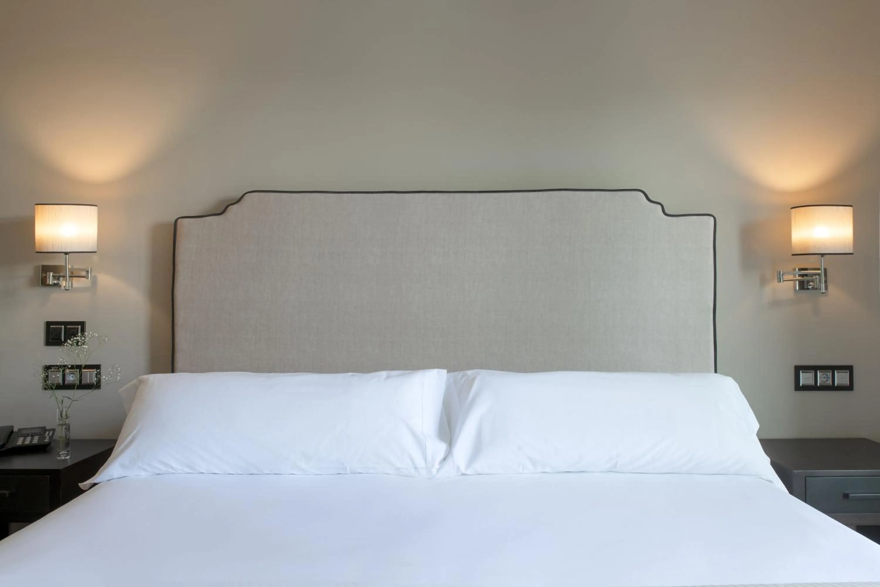 Bed in Hotel Infanta Leonor