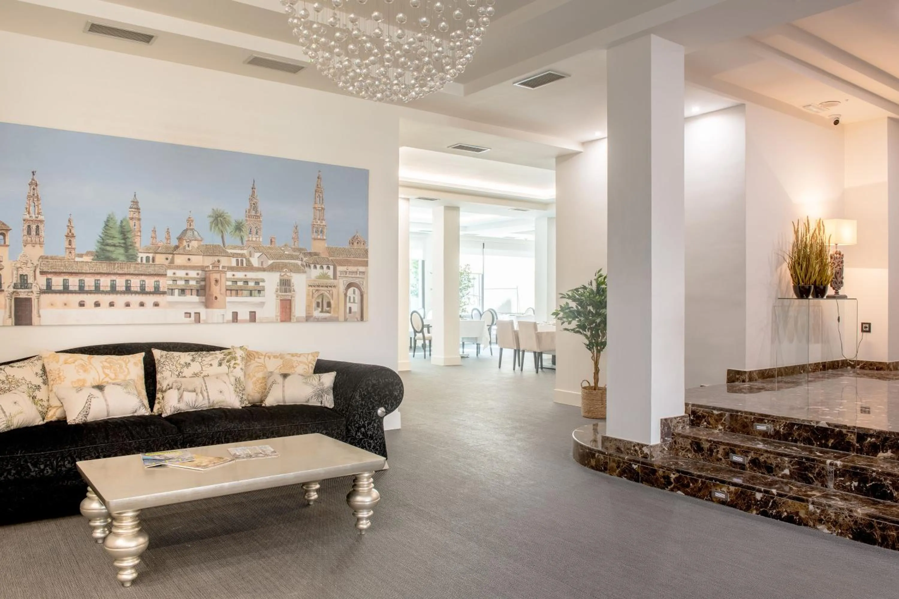 Lobby or reception in Hotel Infanta Leonor
