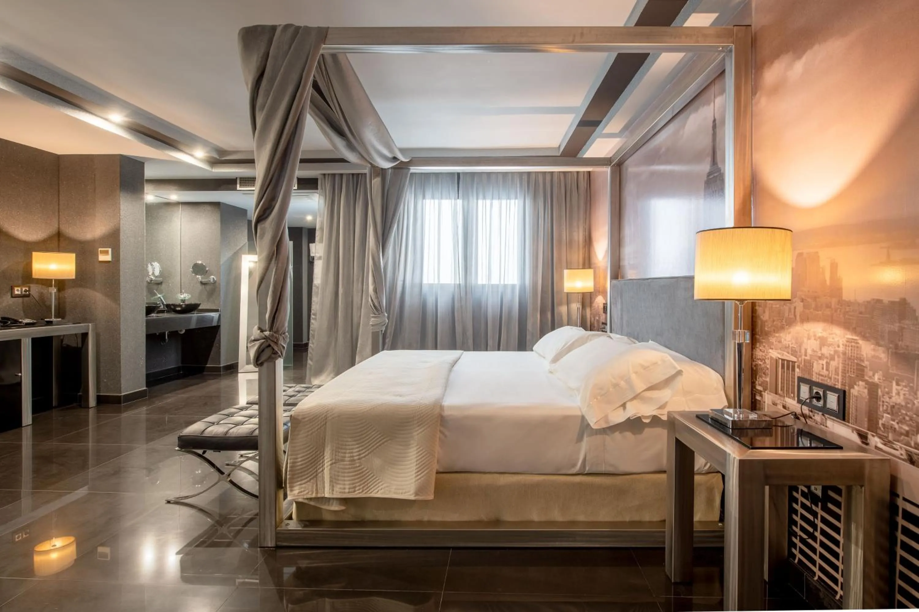 Bed in Hotel Infanta Leonor