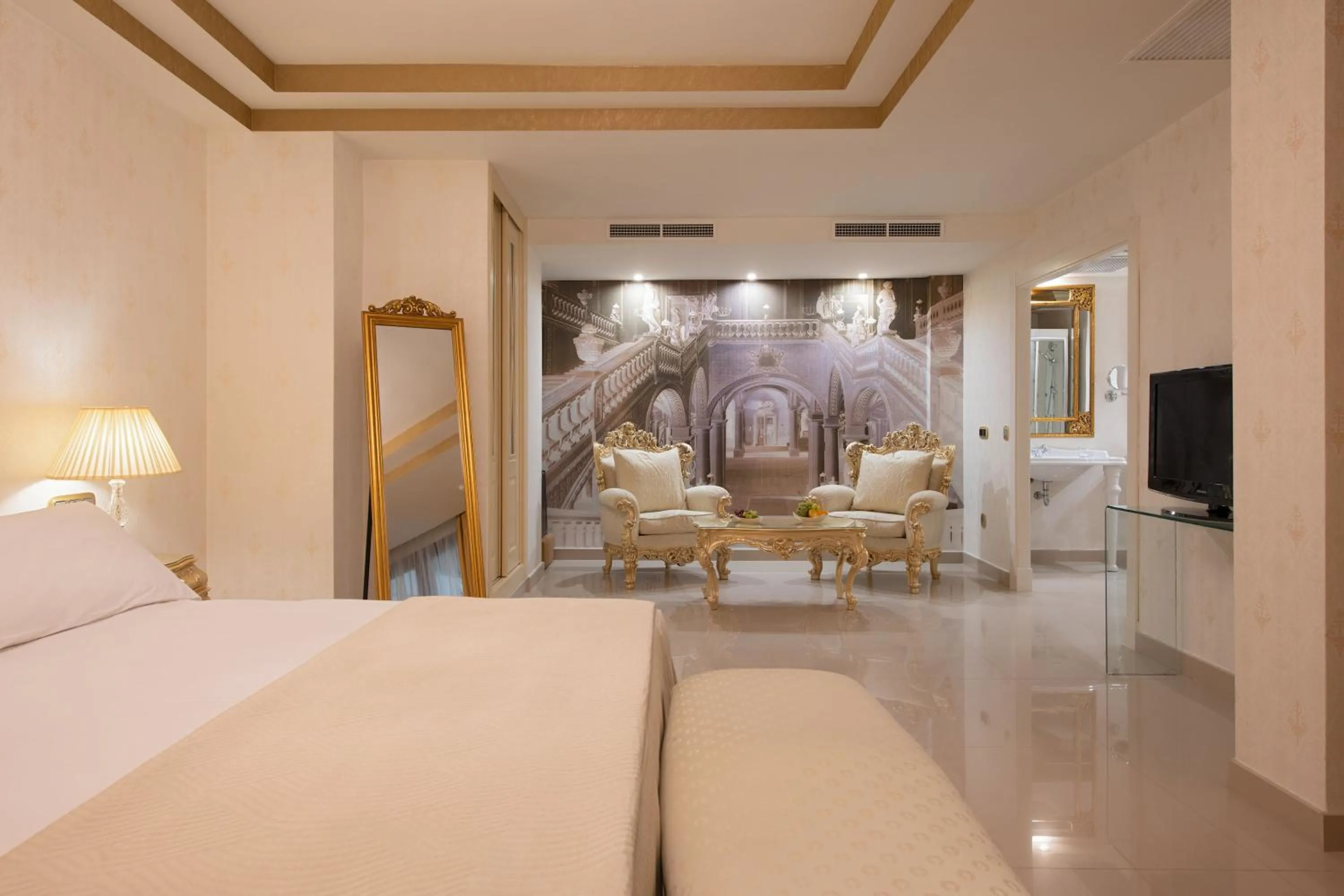 Bed in Hotel Infanta Leonor