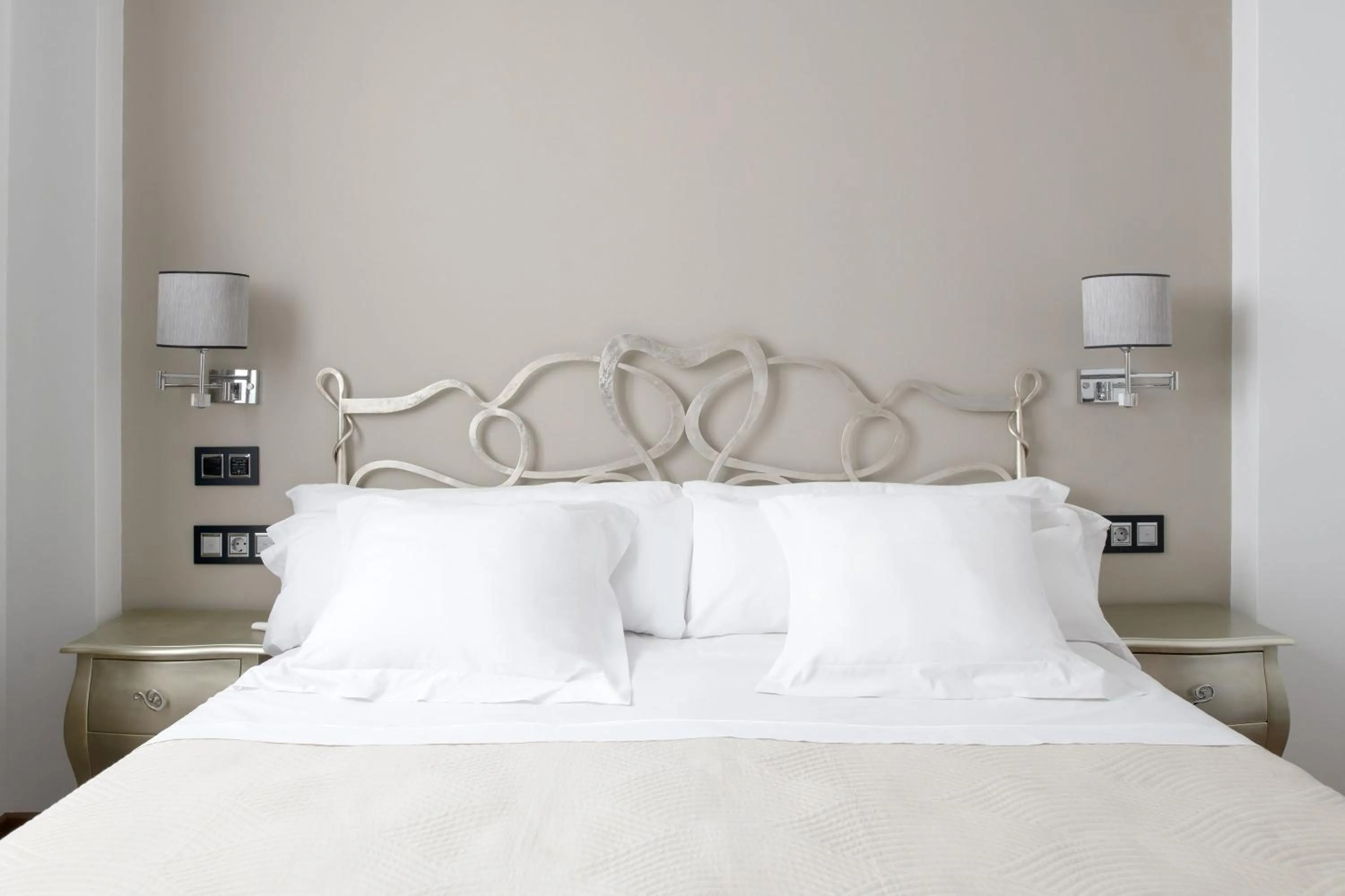Bed in Hotel Infanta Leonor