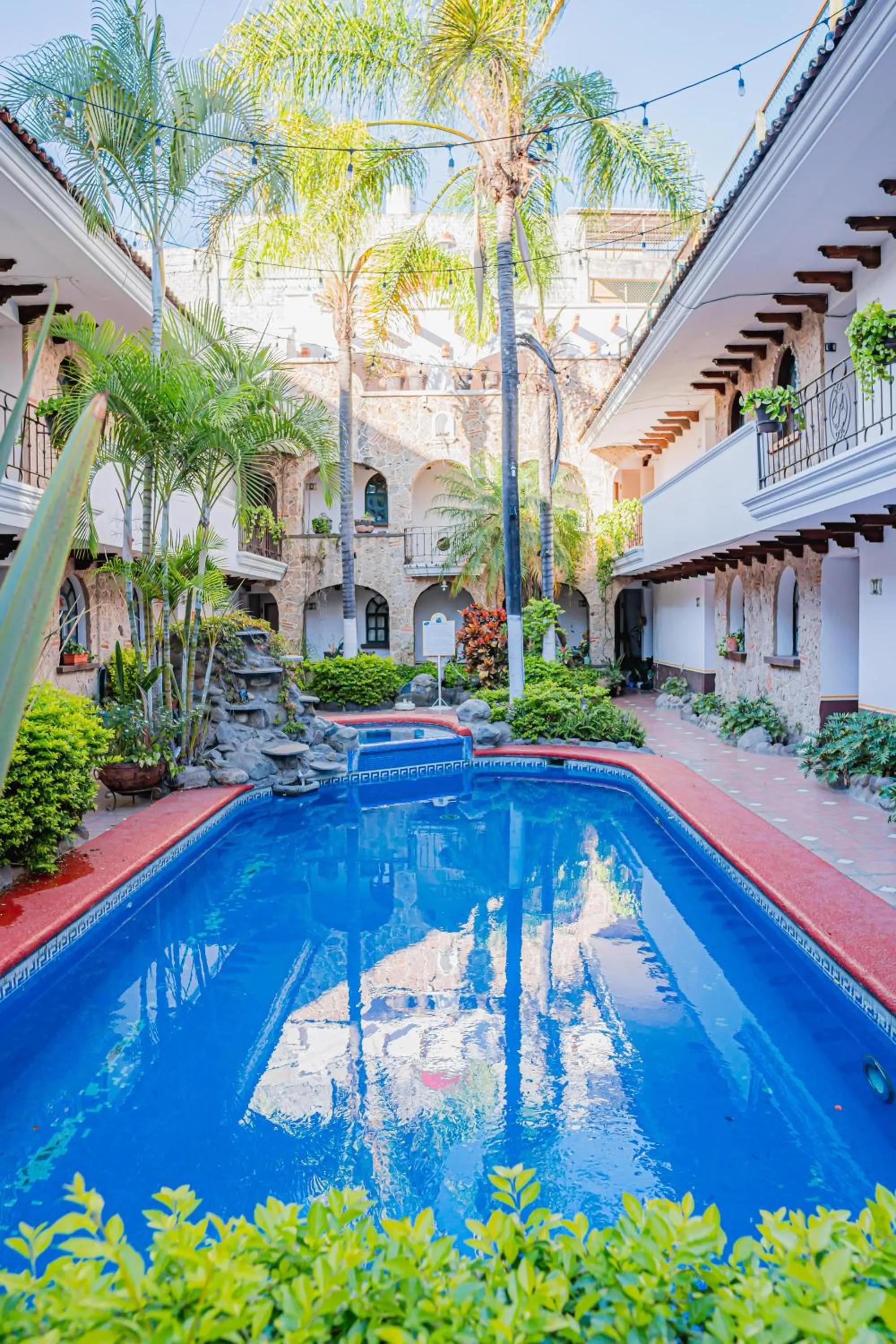 Swimming pool in HOTEL ZAPOTLAN