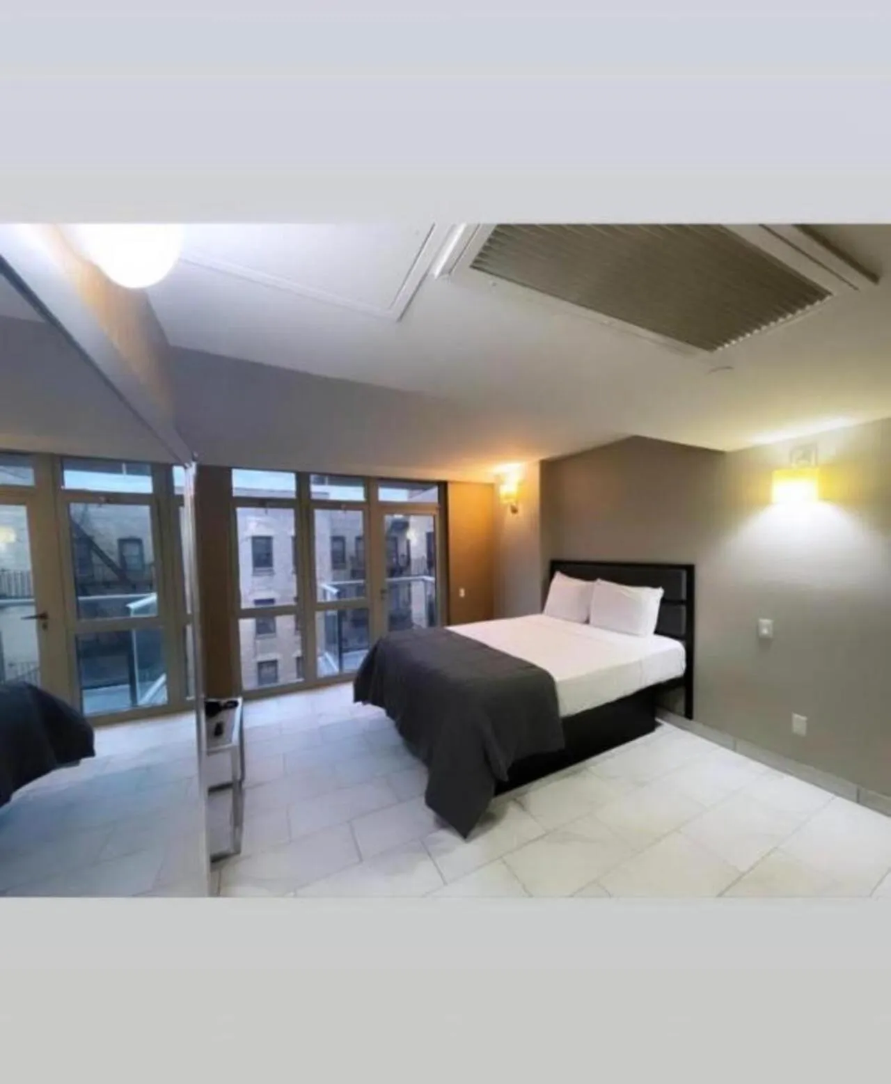 Bed in Hotel Moca NYC