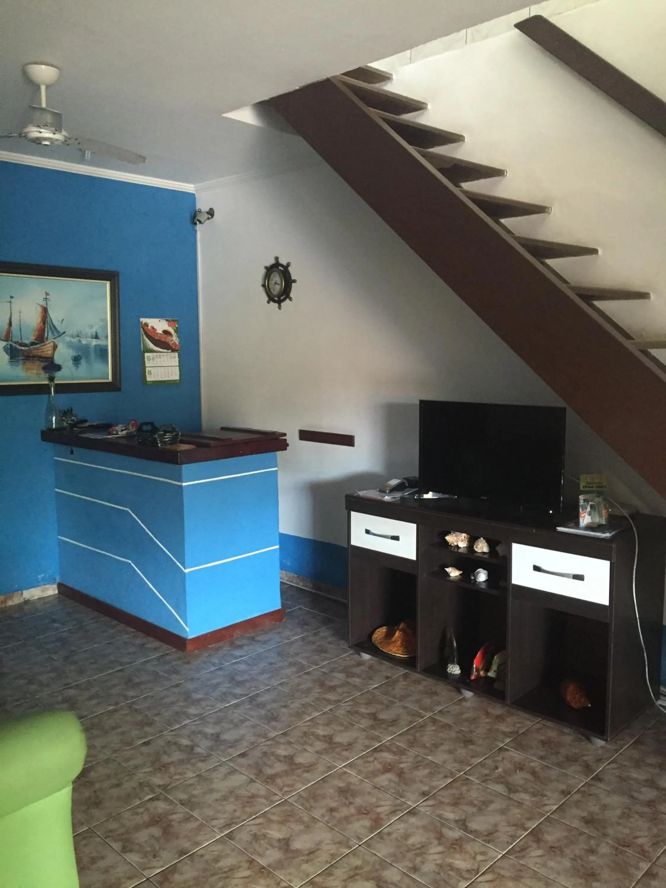 Lobby or reception in Pousada Azul do Mar