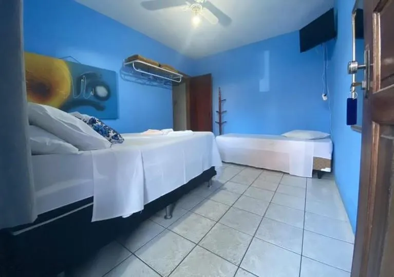 Bed in Pousada Azul do Mar