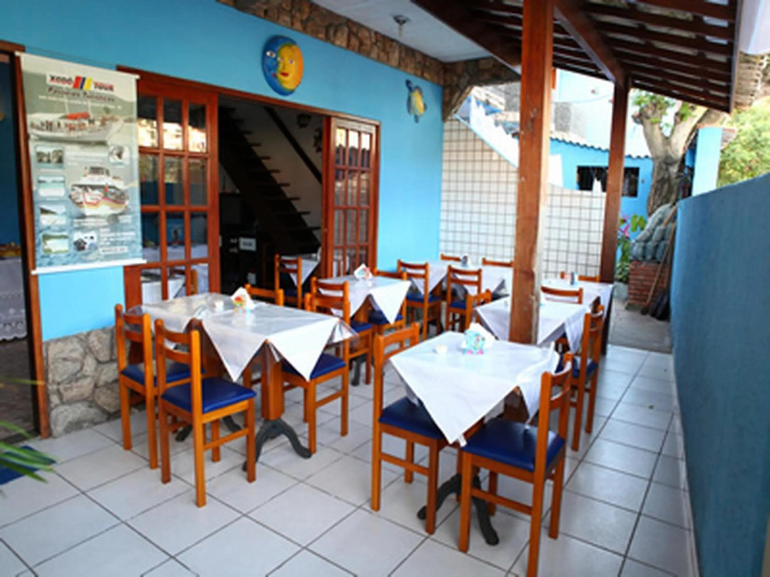 Restaurant/places to eat in Pousada Azul do Mar