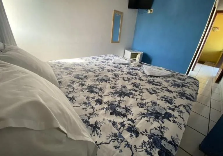 Bed in Pousada Azul do Mar