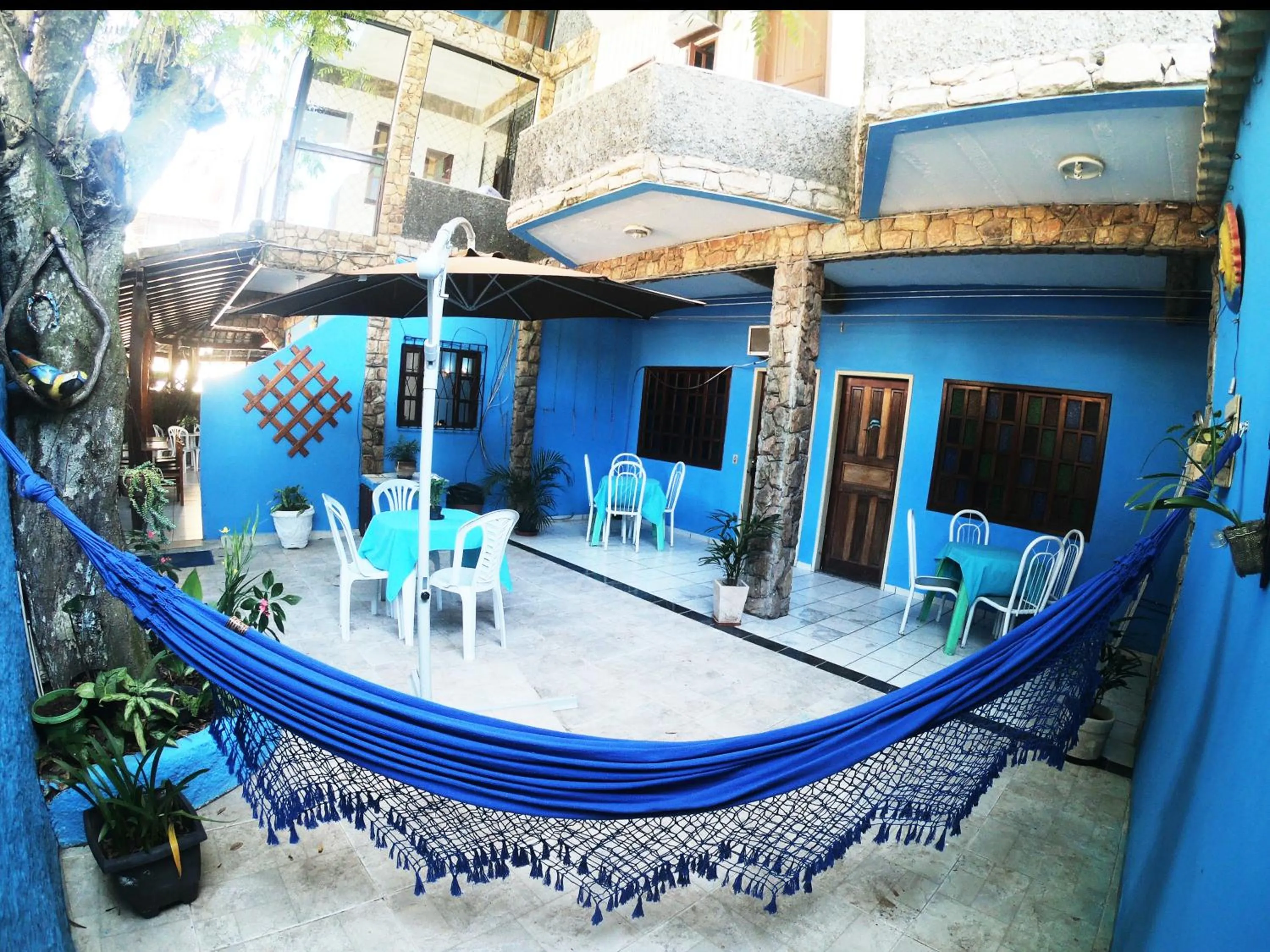 Patio in Pousada Azul do Mar