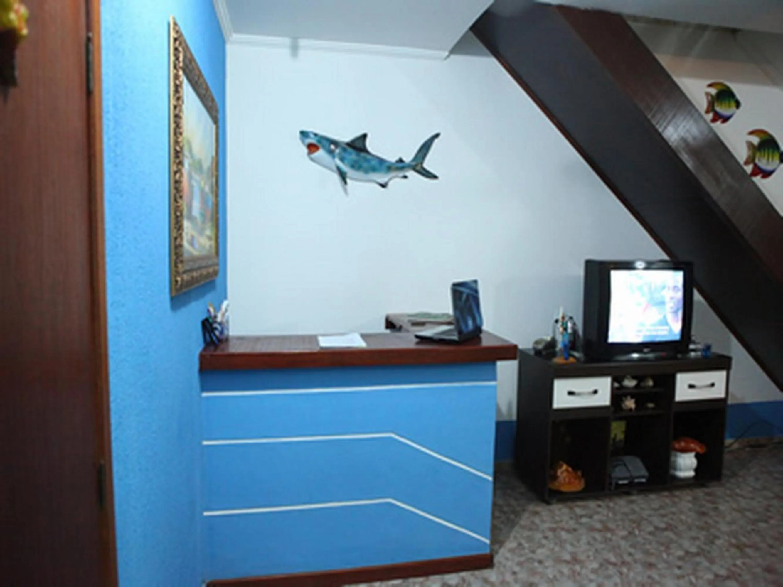 Lobby or reception in Pousada Azul do Mar
