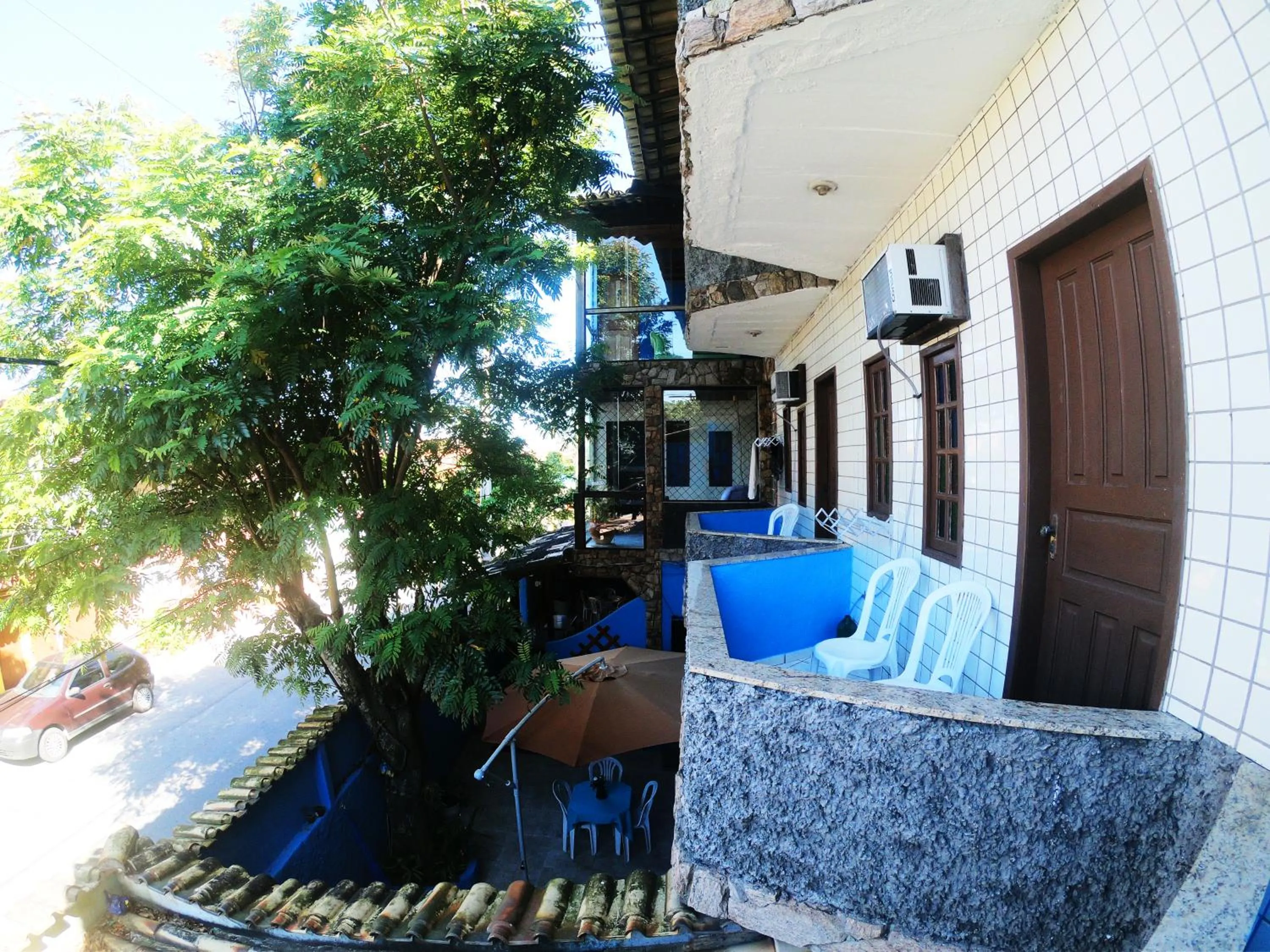 Balcony/Terrace in Pousada Azul do Mar