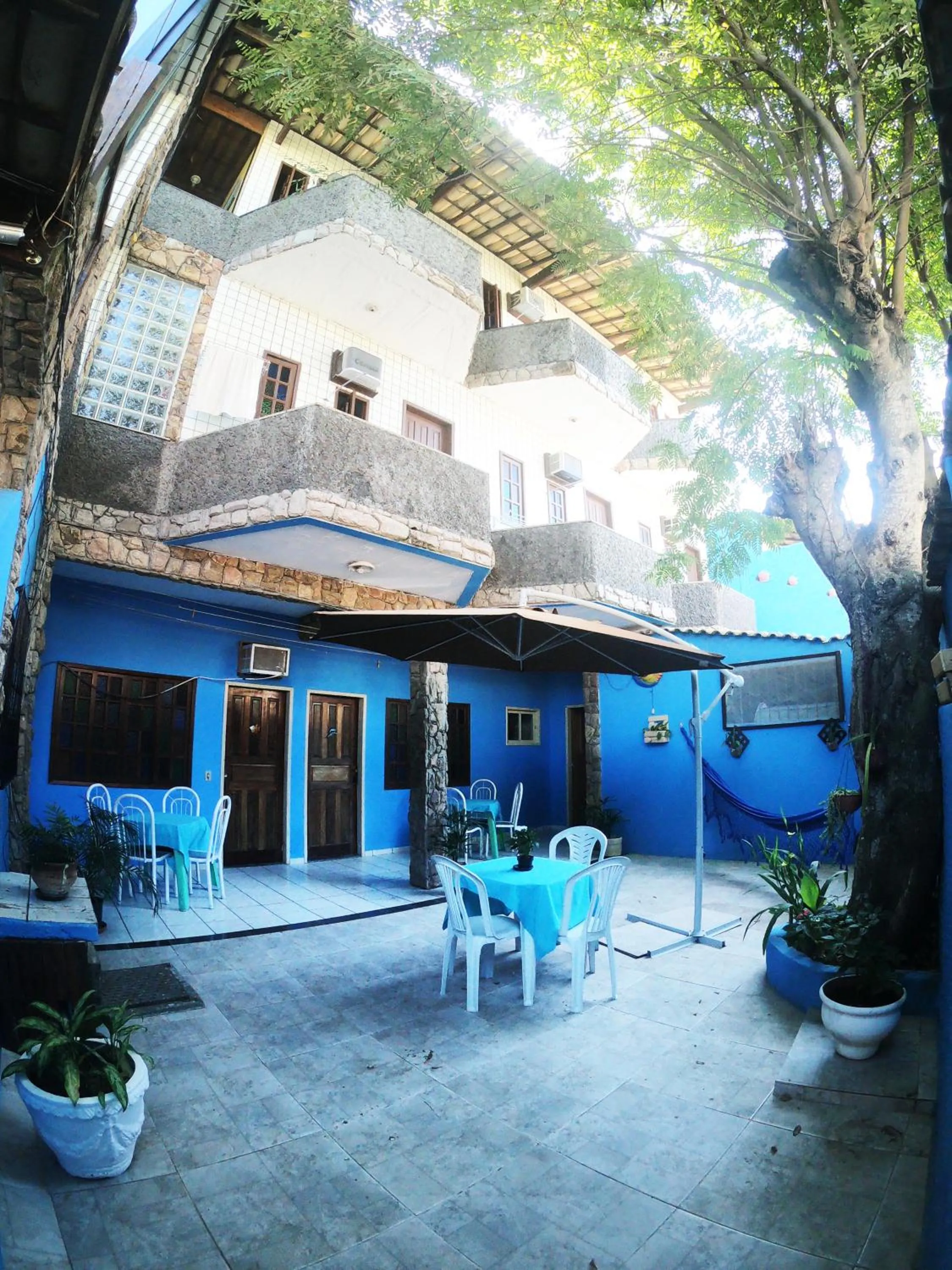 Patio in Pousada Azul do Mar