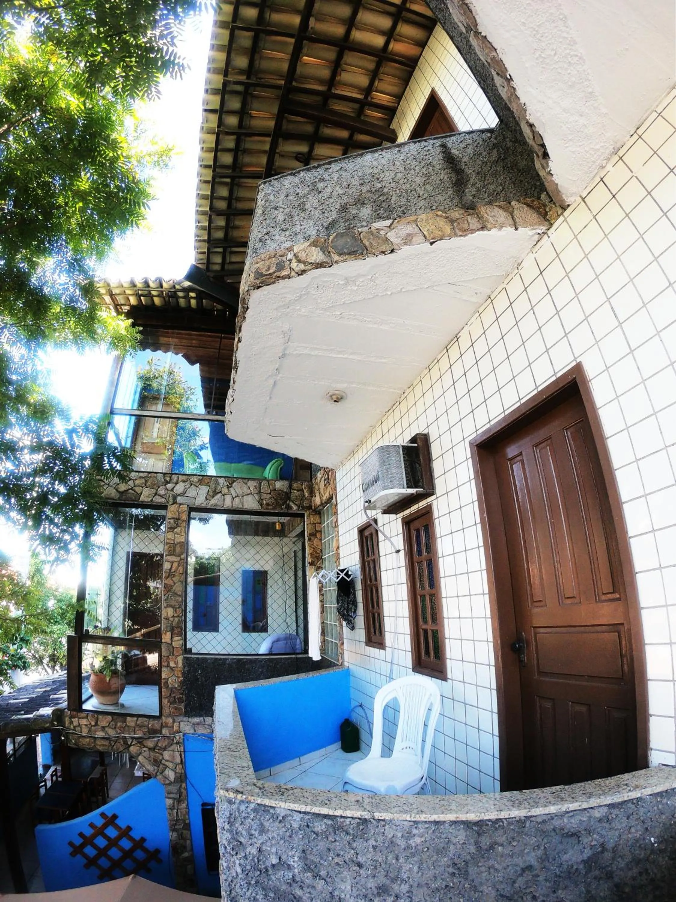 Balcony/Terrace in Pousada Azul do Mar