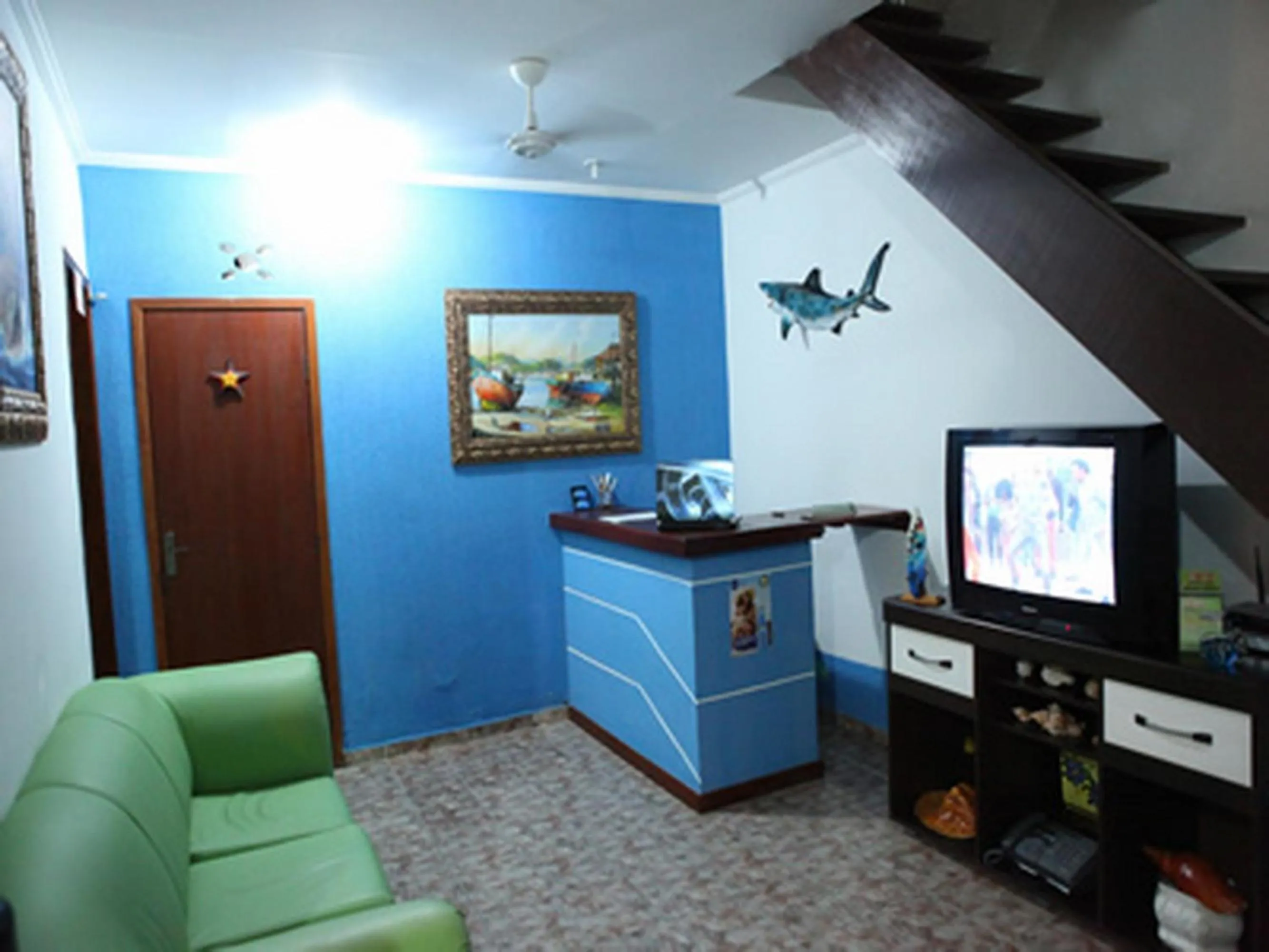 Lobby or reception in Pousada Azul do Mar