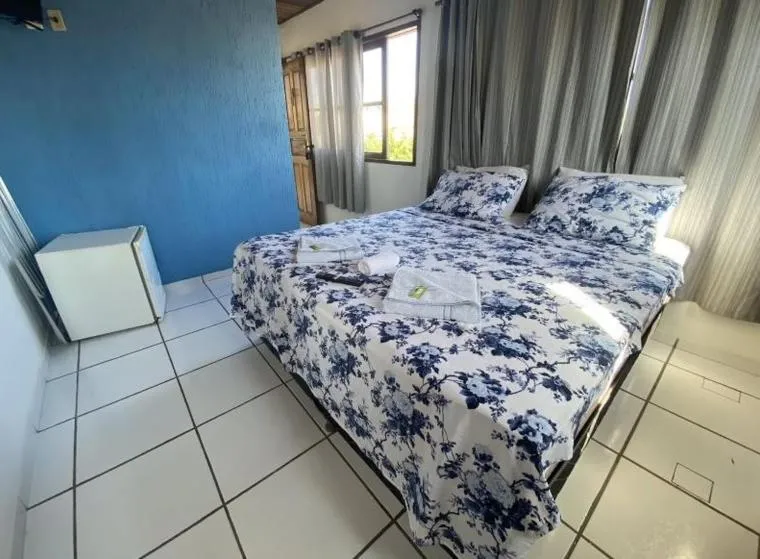 Bed in Pousada Azul do Mar
