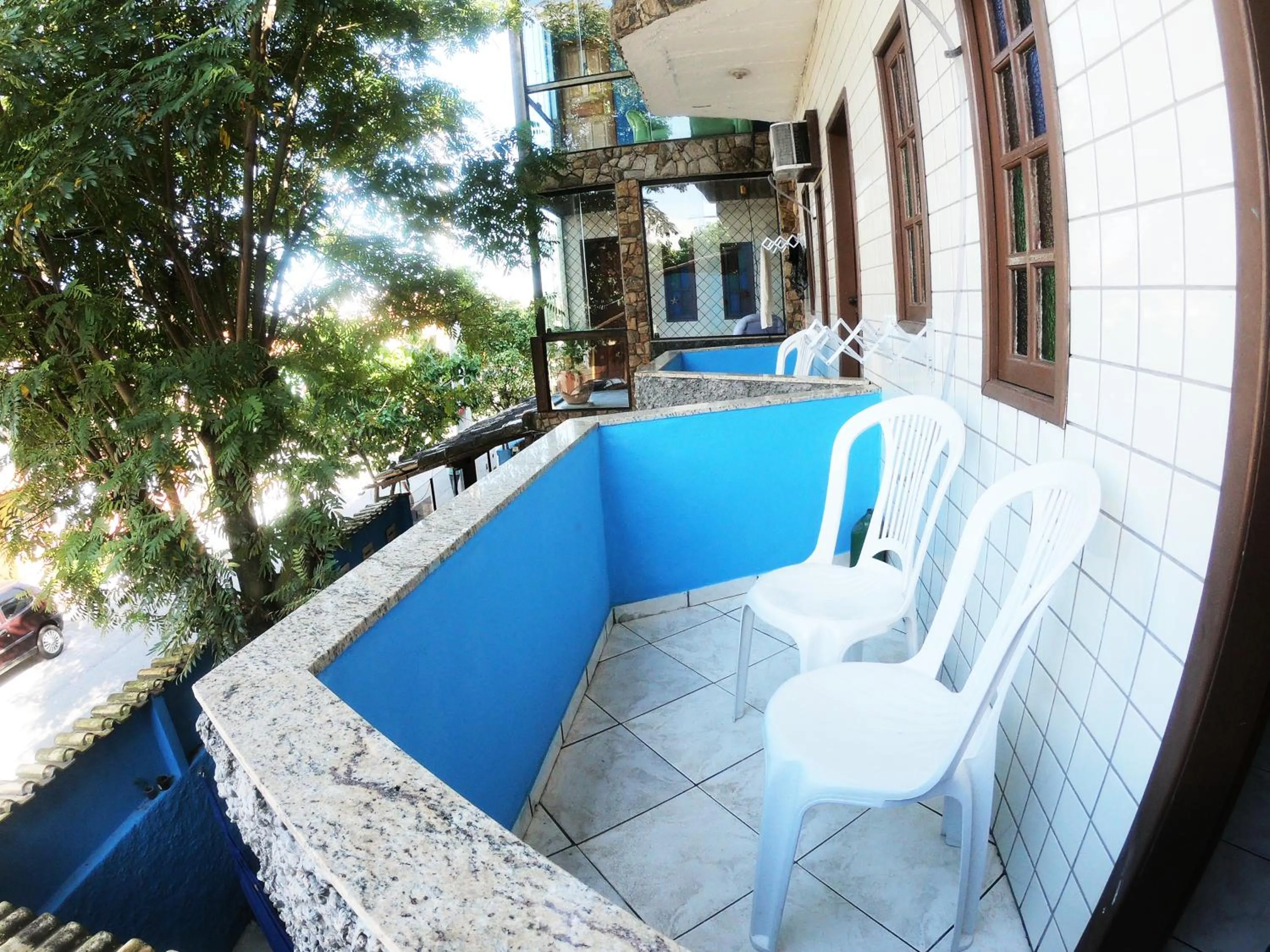 Balcony/Terrace in Pousada Azul do Mar