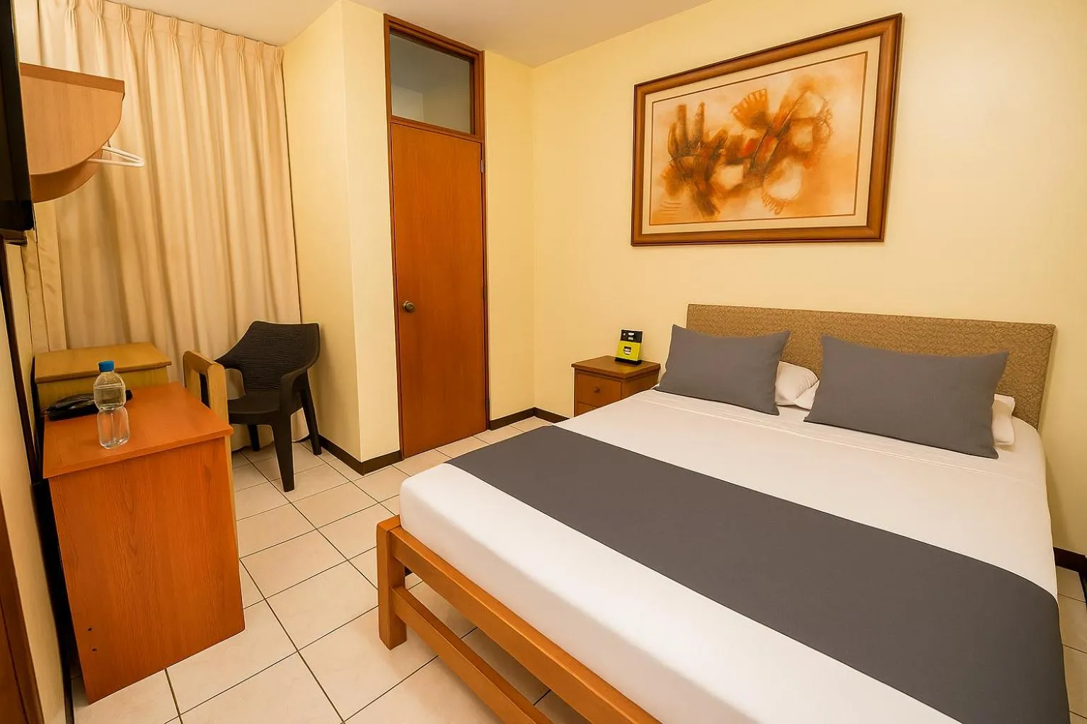 Bed in Hotel La Coruña