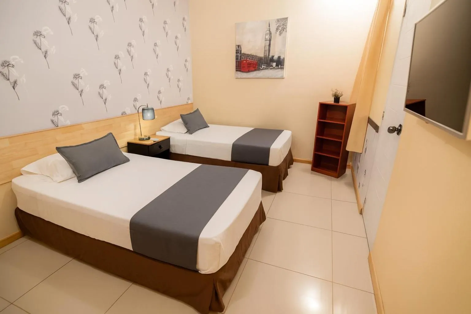 Bed in Hotel La Coruña