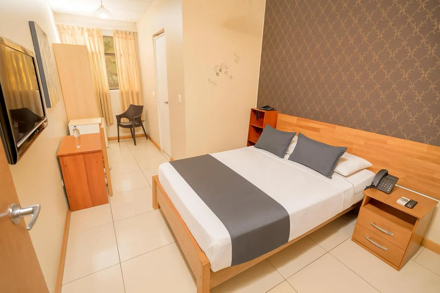 Bed in Hotel La Coruña