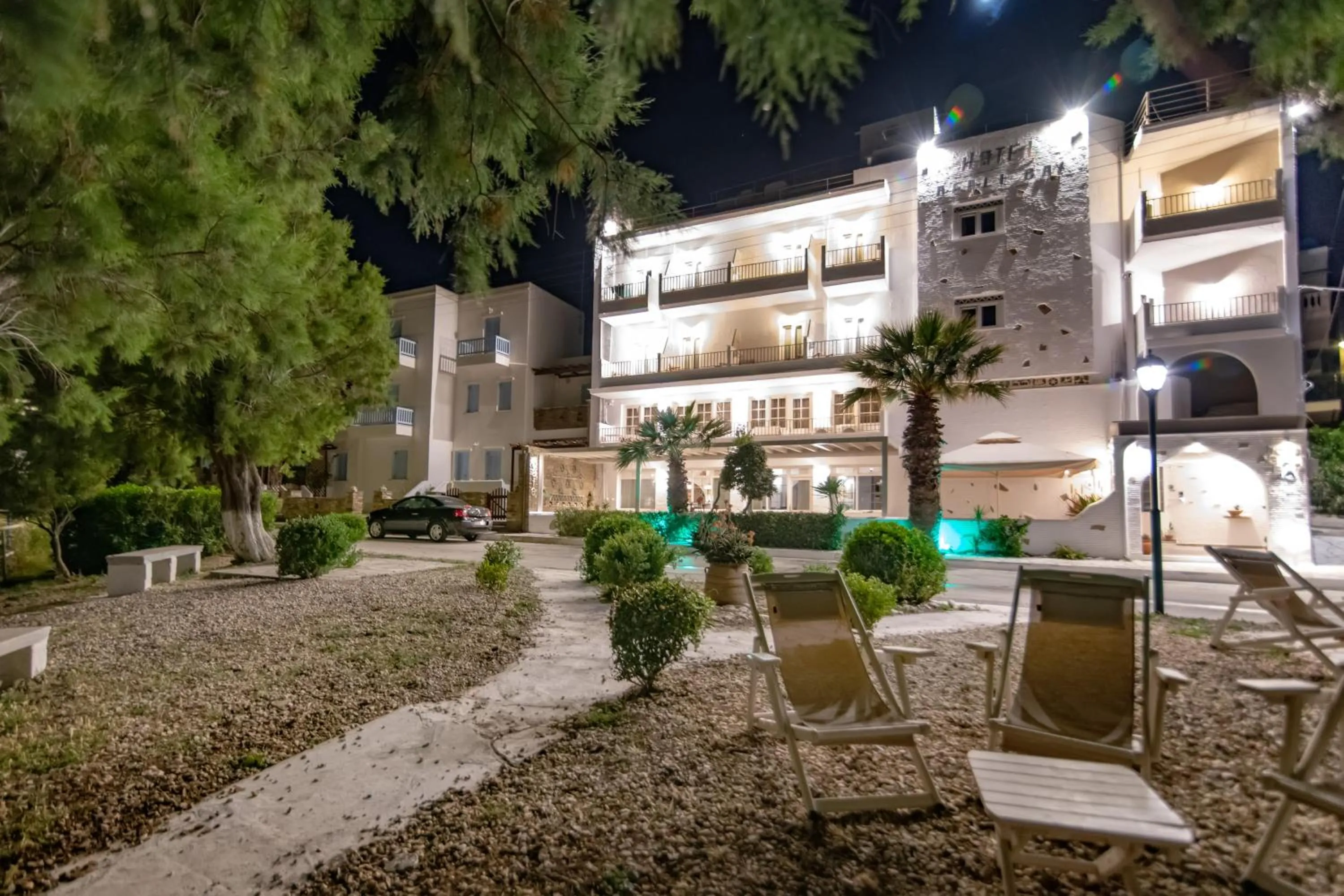 Property building in Agali bay hotel