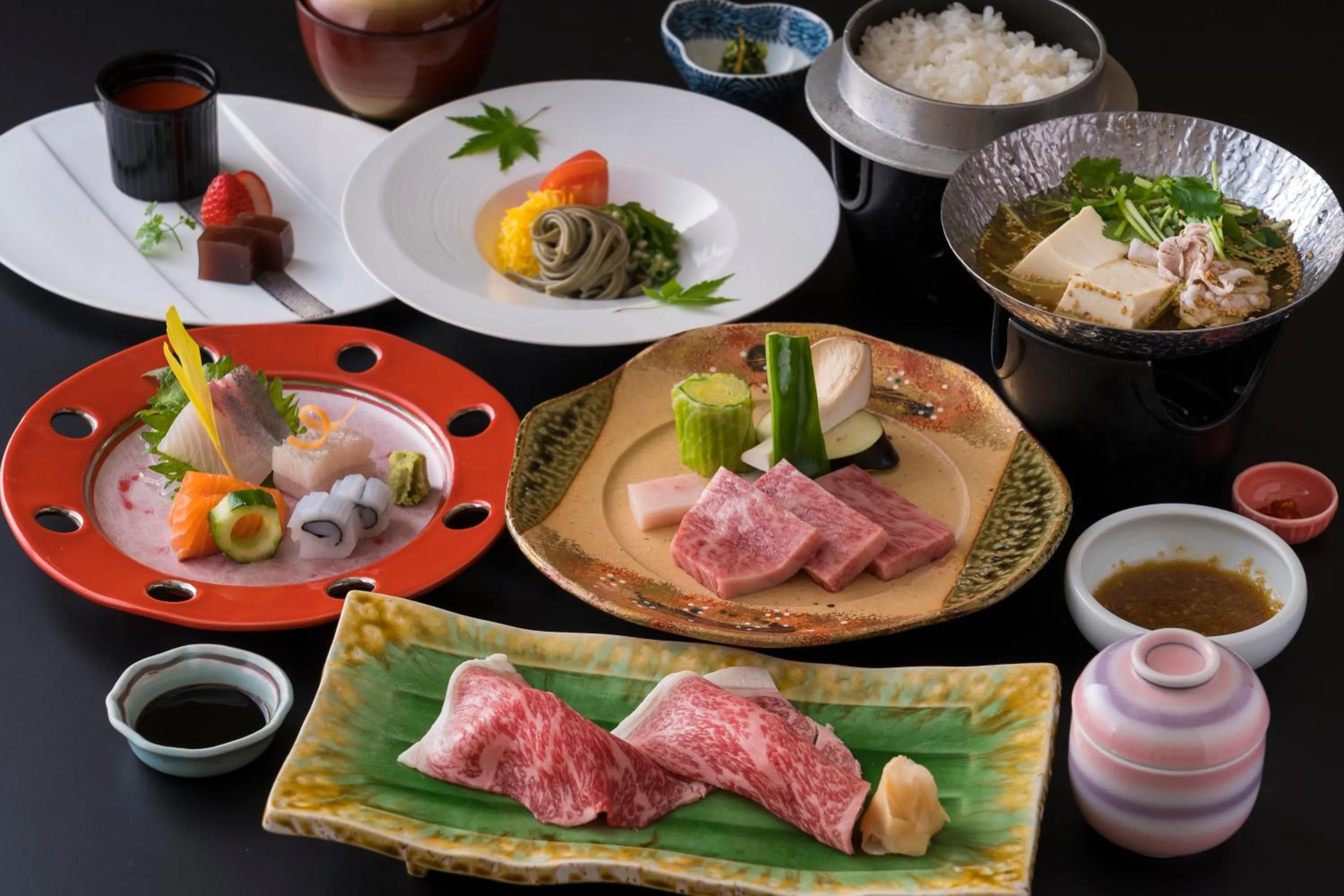 Dinner in Hotel Ryutouen