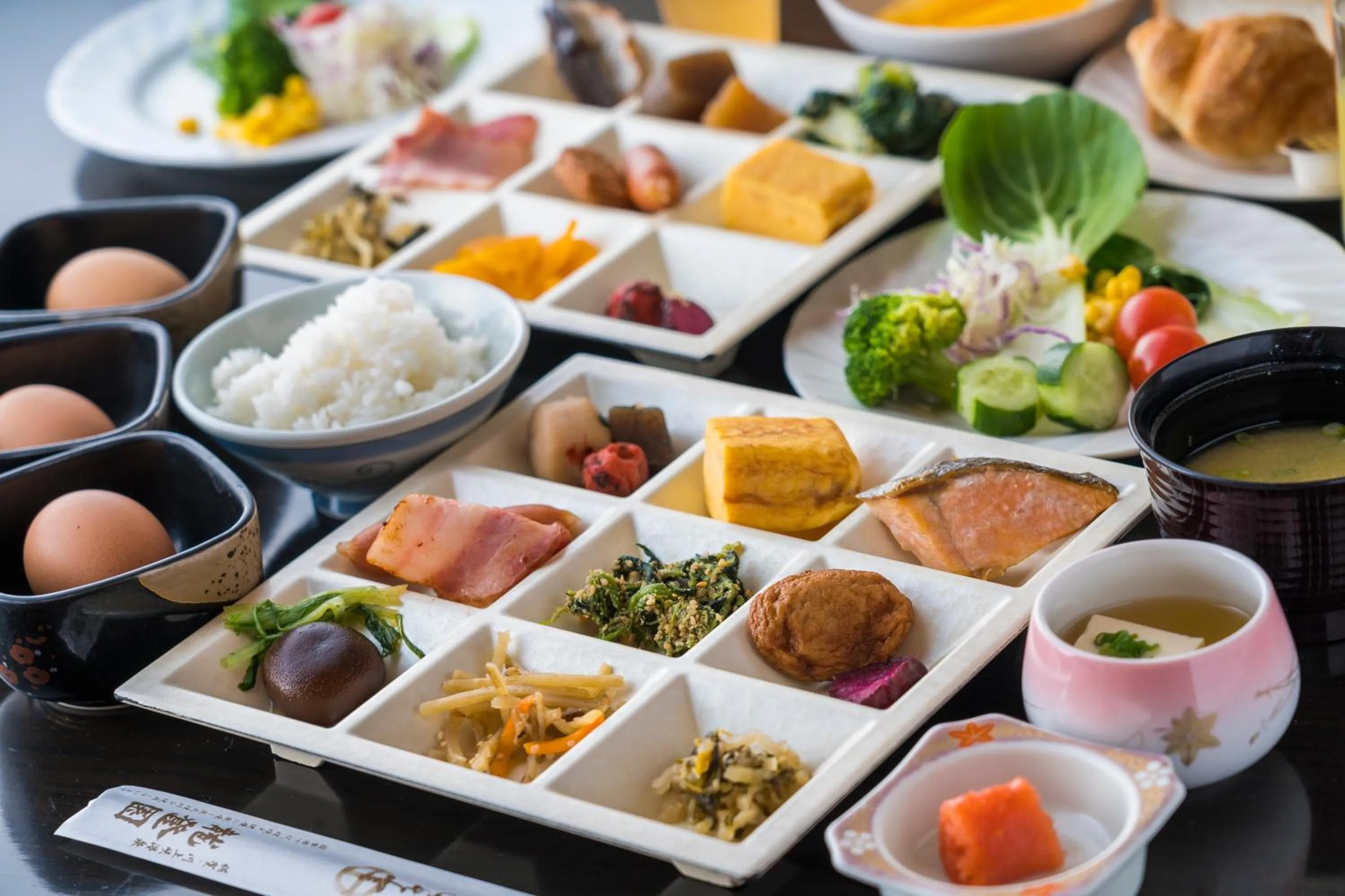 Breakfast in Hotel Ryutouen