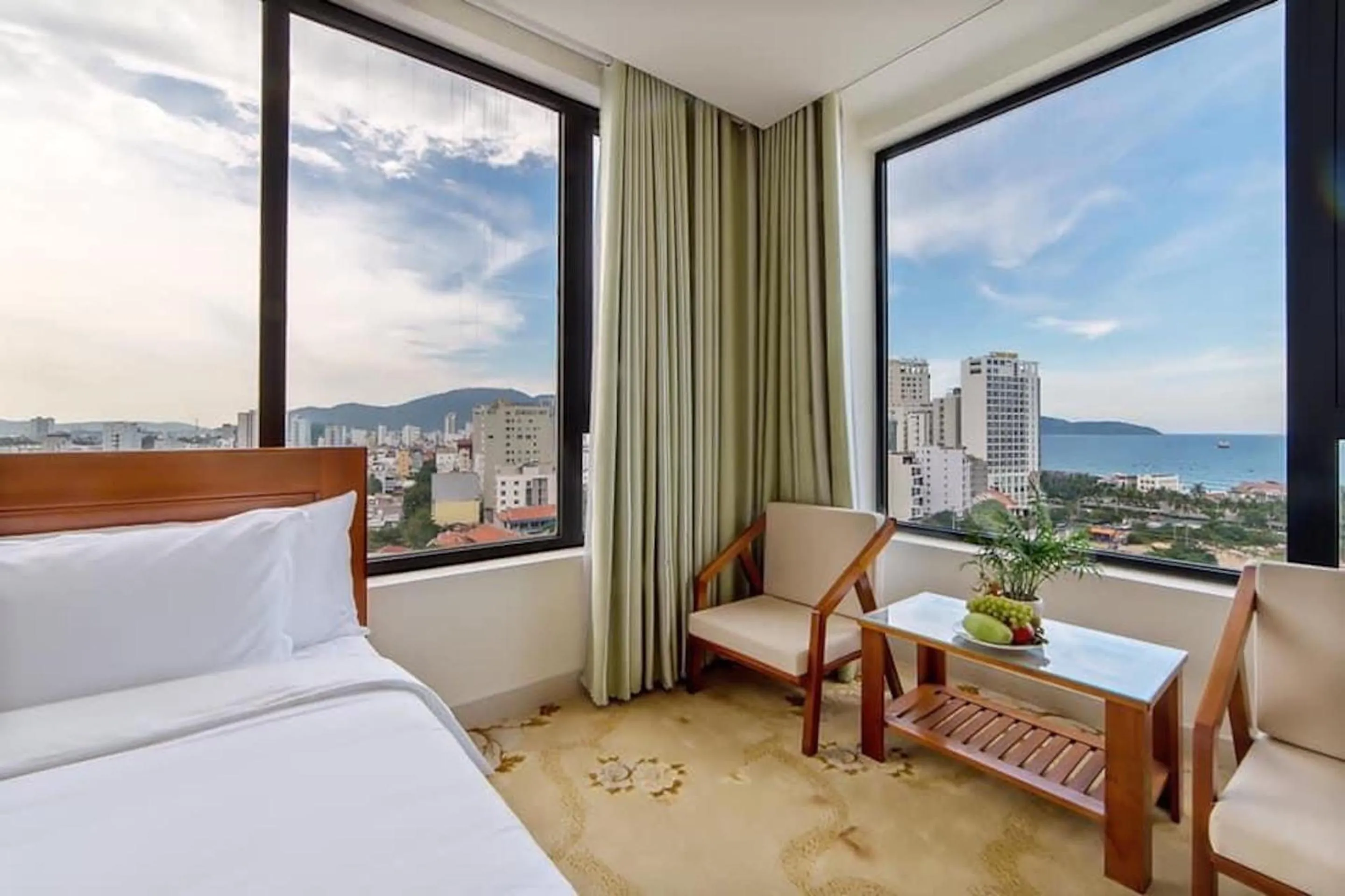 Natural landscape, Bed in Phuoc My An Beach