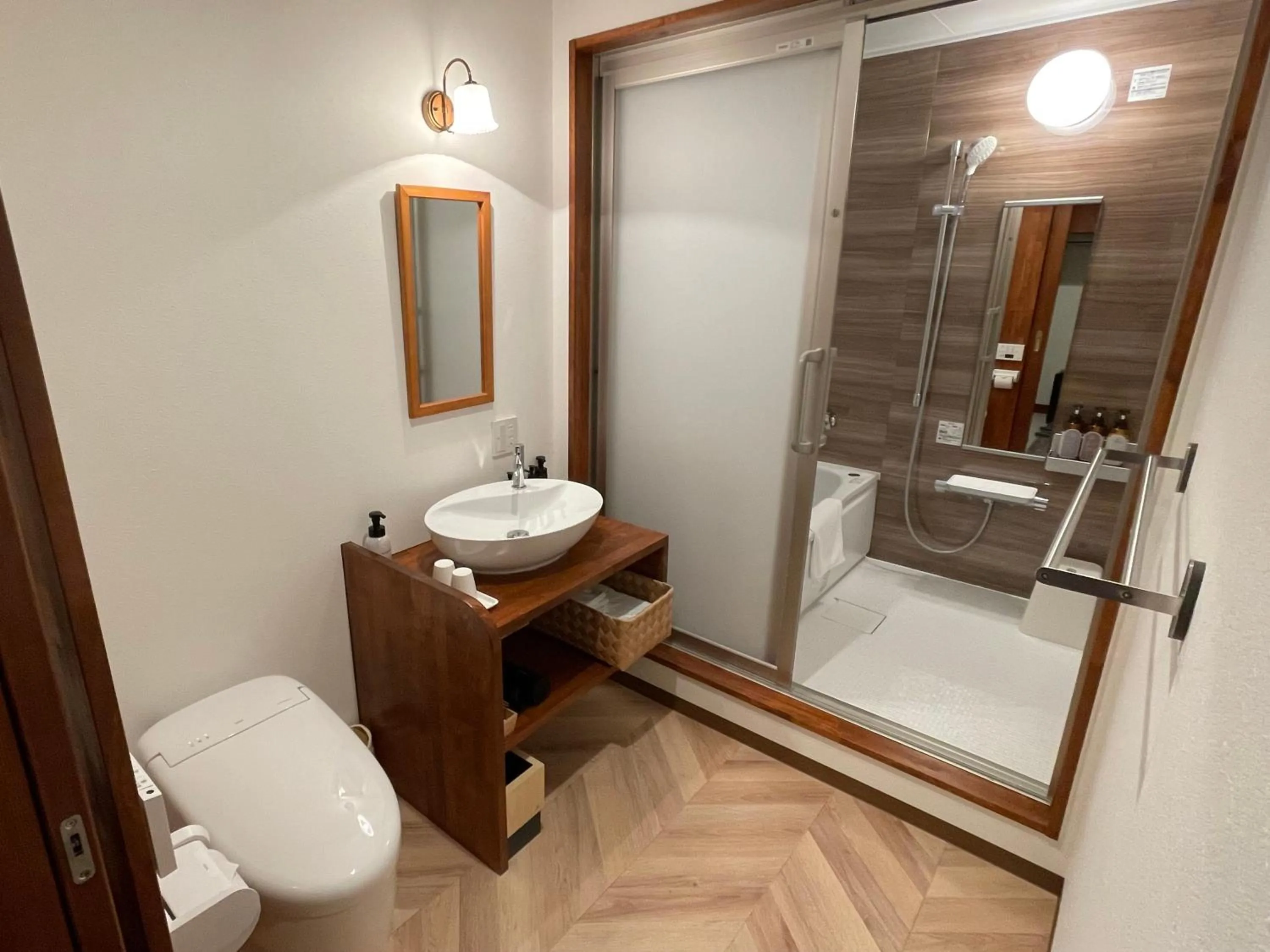 Bathroom in Kiyosatokogen Country Inn The Classic