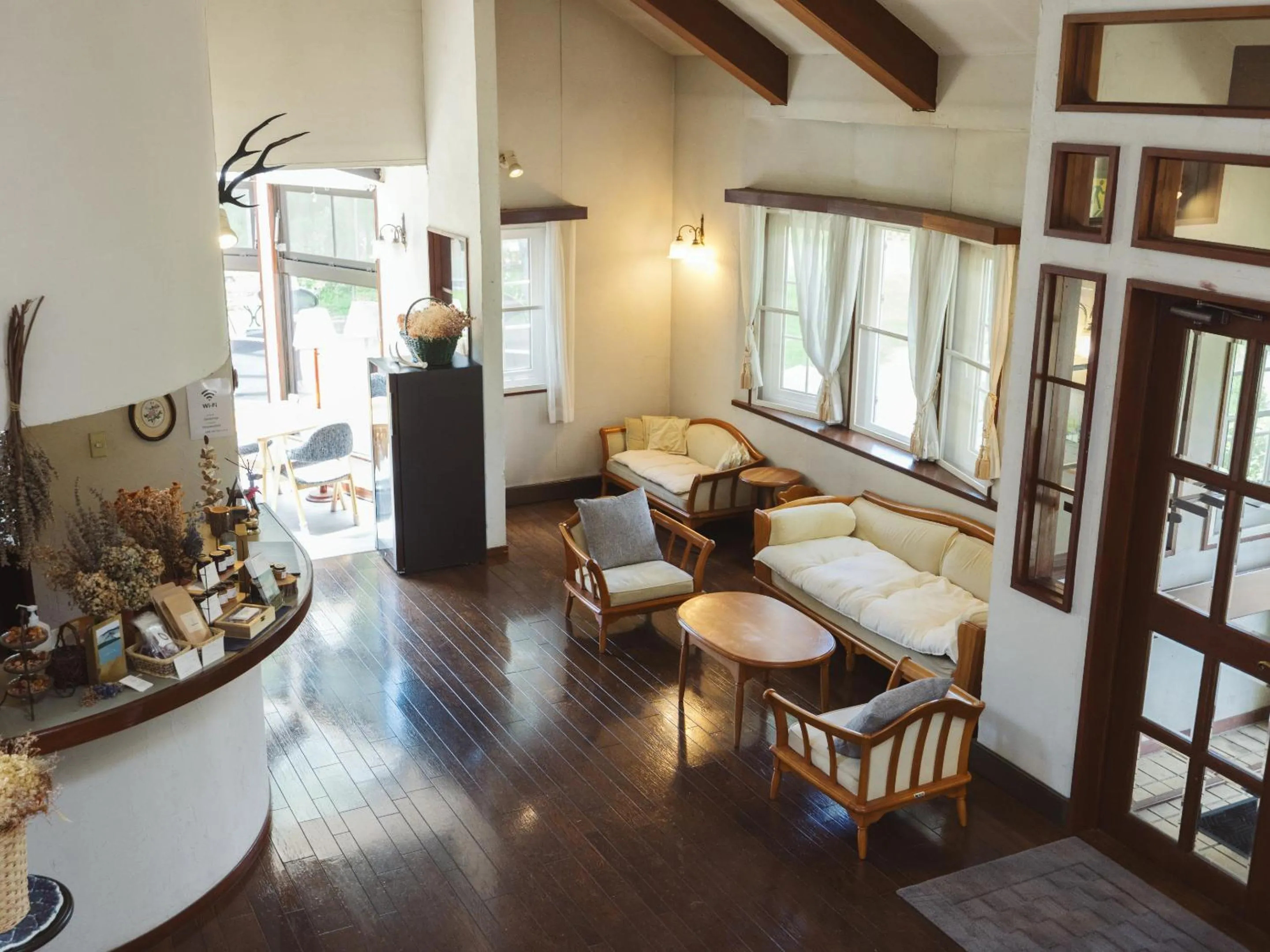 Lobby or reception in Kiyosatokogen Country Inn The Classic