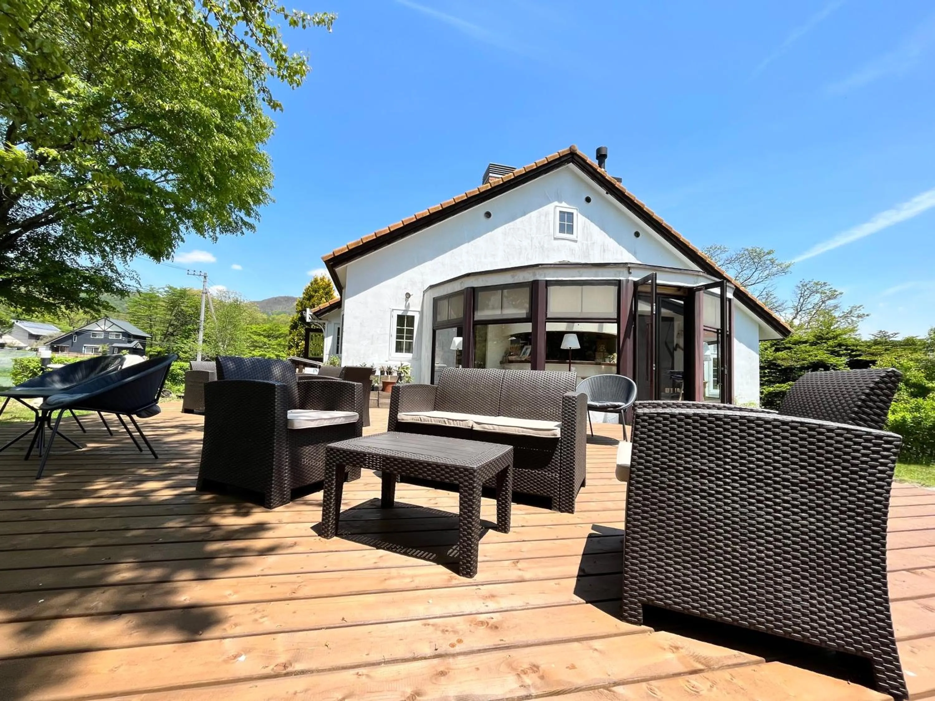 Balcony/Terrace in Kiyosatokogen Country Inn The Classic