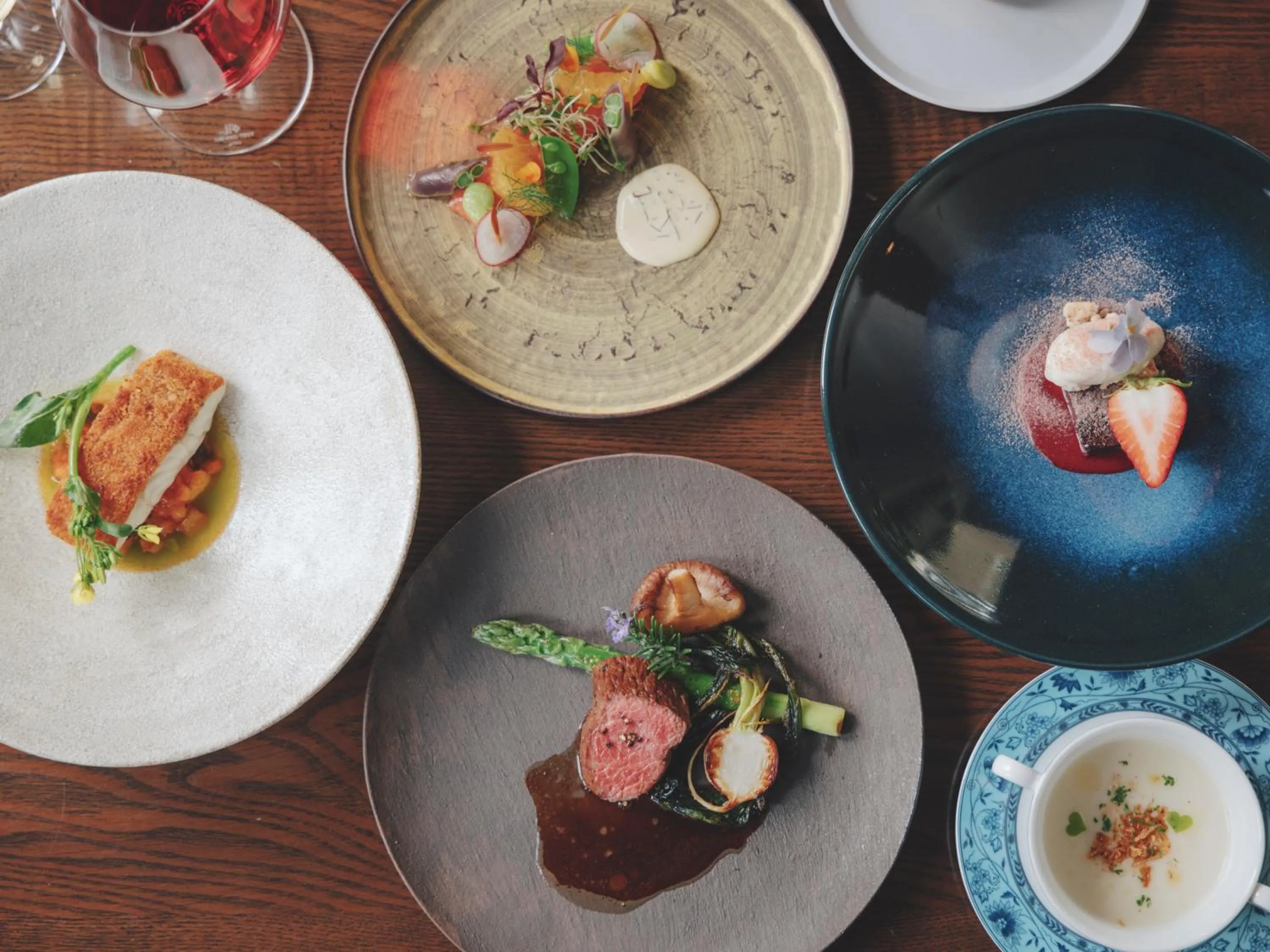 Food close-up in Kiyosatokogen Country Inn The Classic