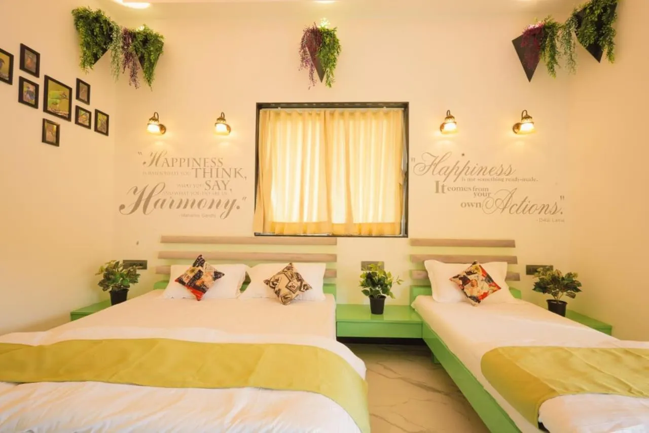 Bed in Cherryleen Resort Nagaon Alibaug