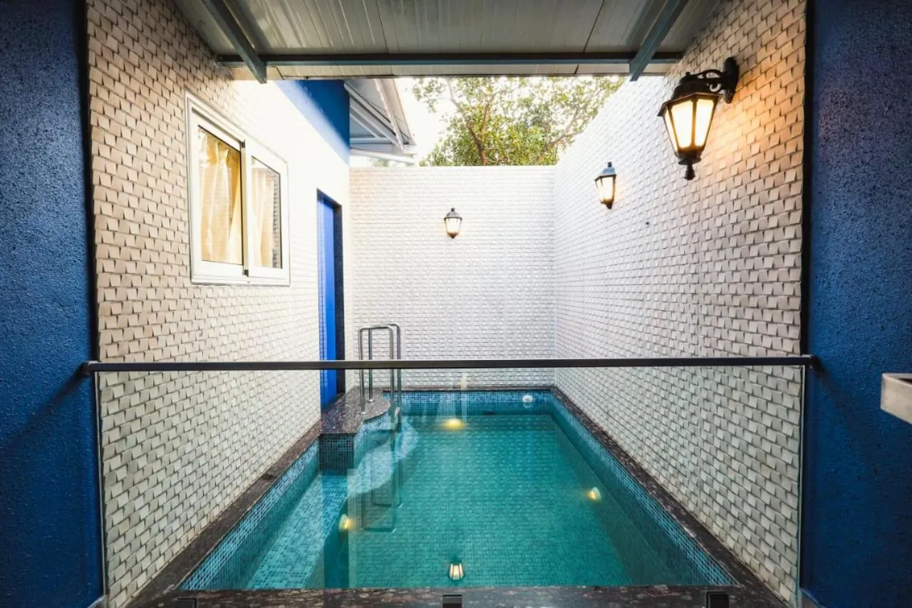 Pool view in Cherryleen Resort Nagaon Alibaug