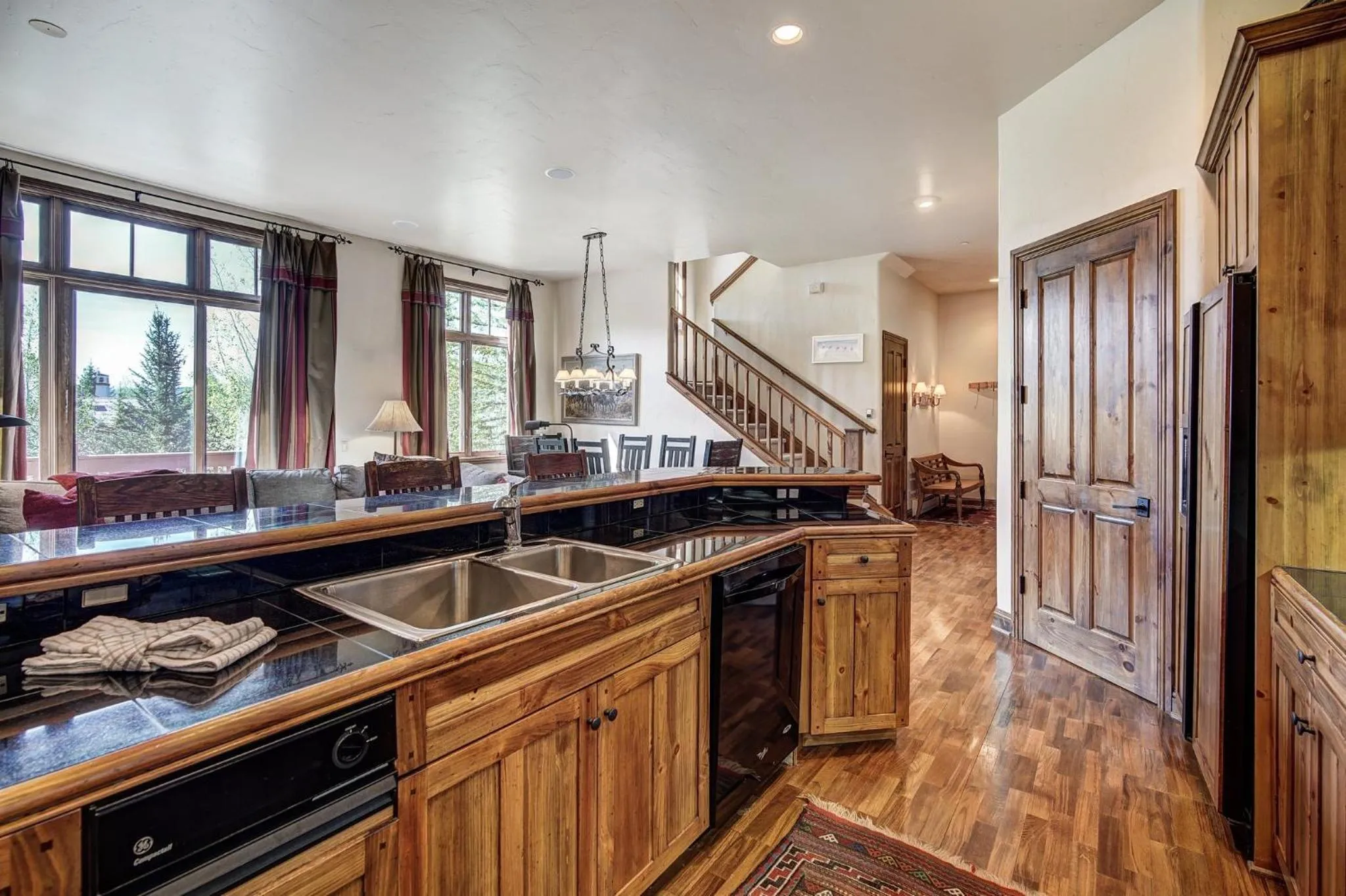 Communal kitchen in Arrowhead Village at Beaver Creek