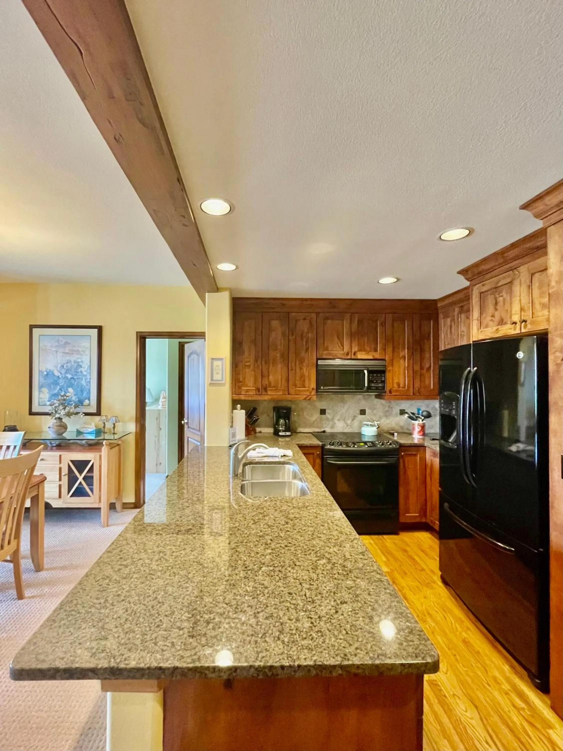 Communal kitchen in Arrowhead Village at Beaver Creek
