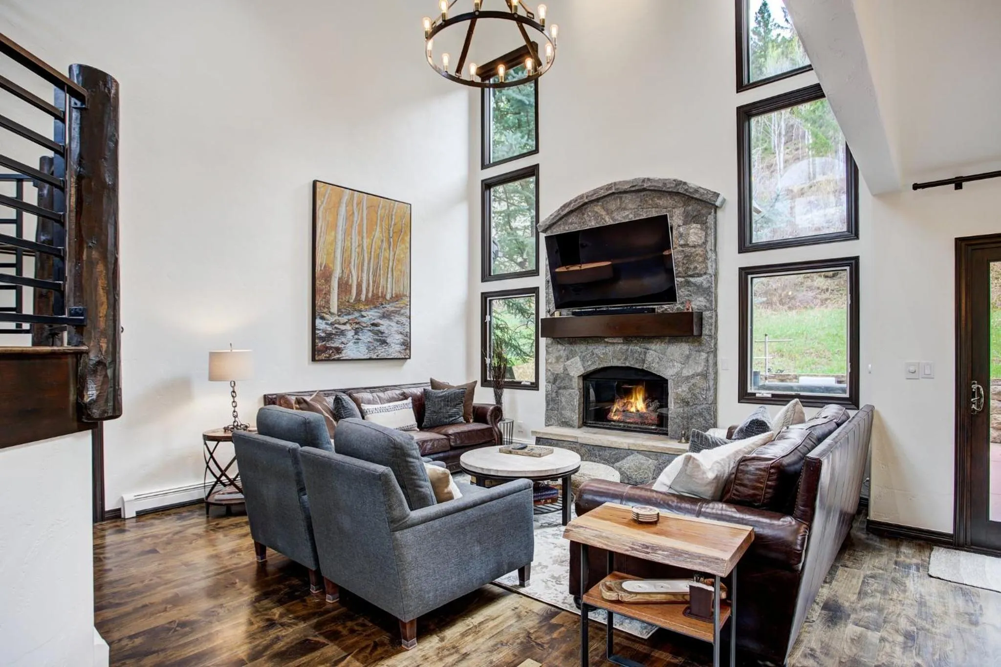 Living room in Arrowhead Village at Beaver Creek