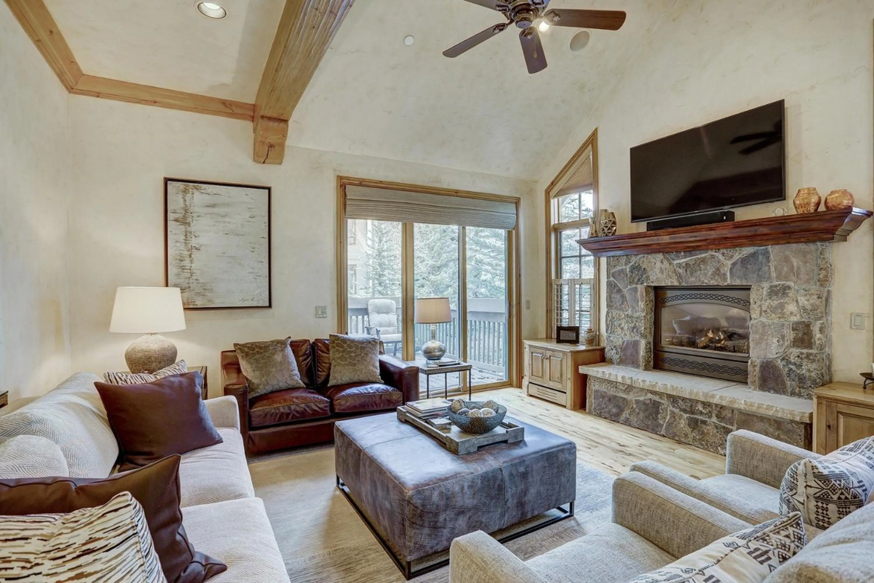 Living room in Arrowhead Village at Beaver Creek