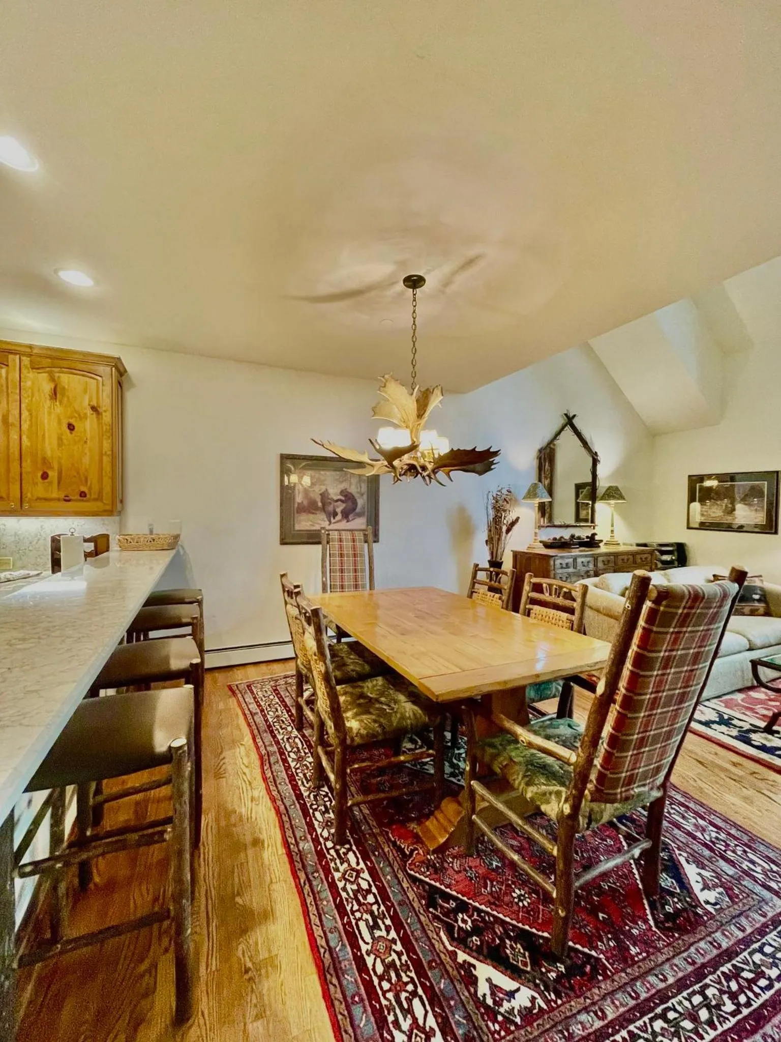 Dining area in Arrowhead Village at Beaver Creek