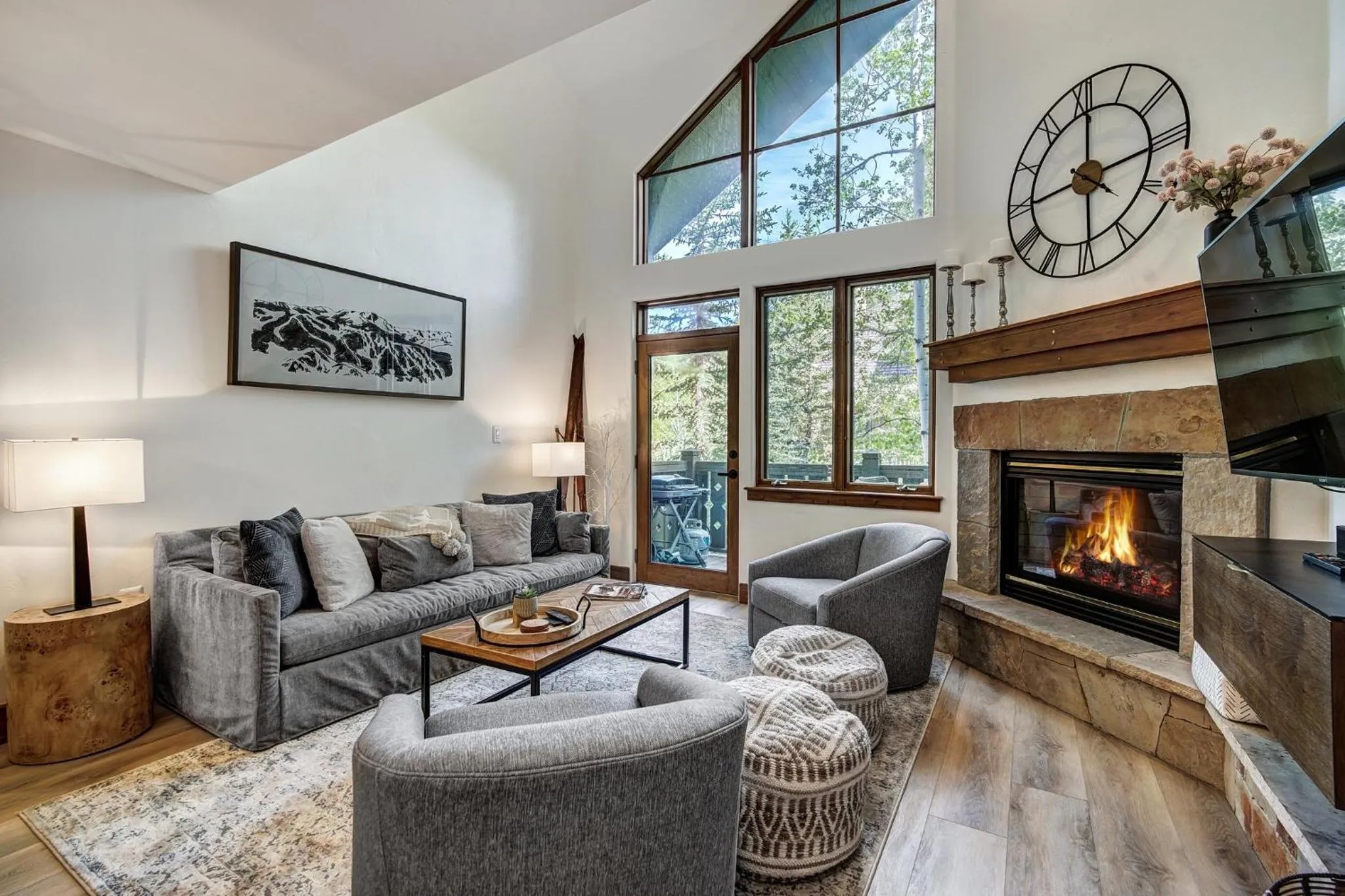 Living room in Arrowhead Village at Beaver Creek