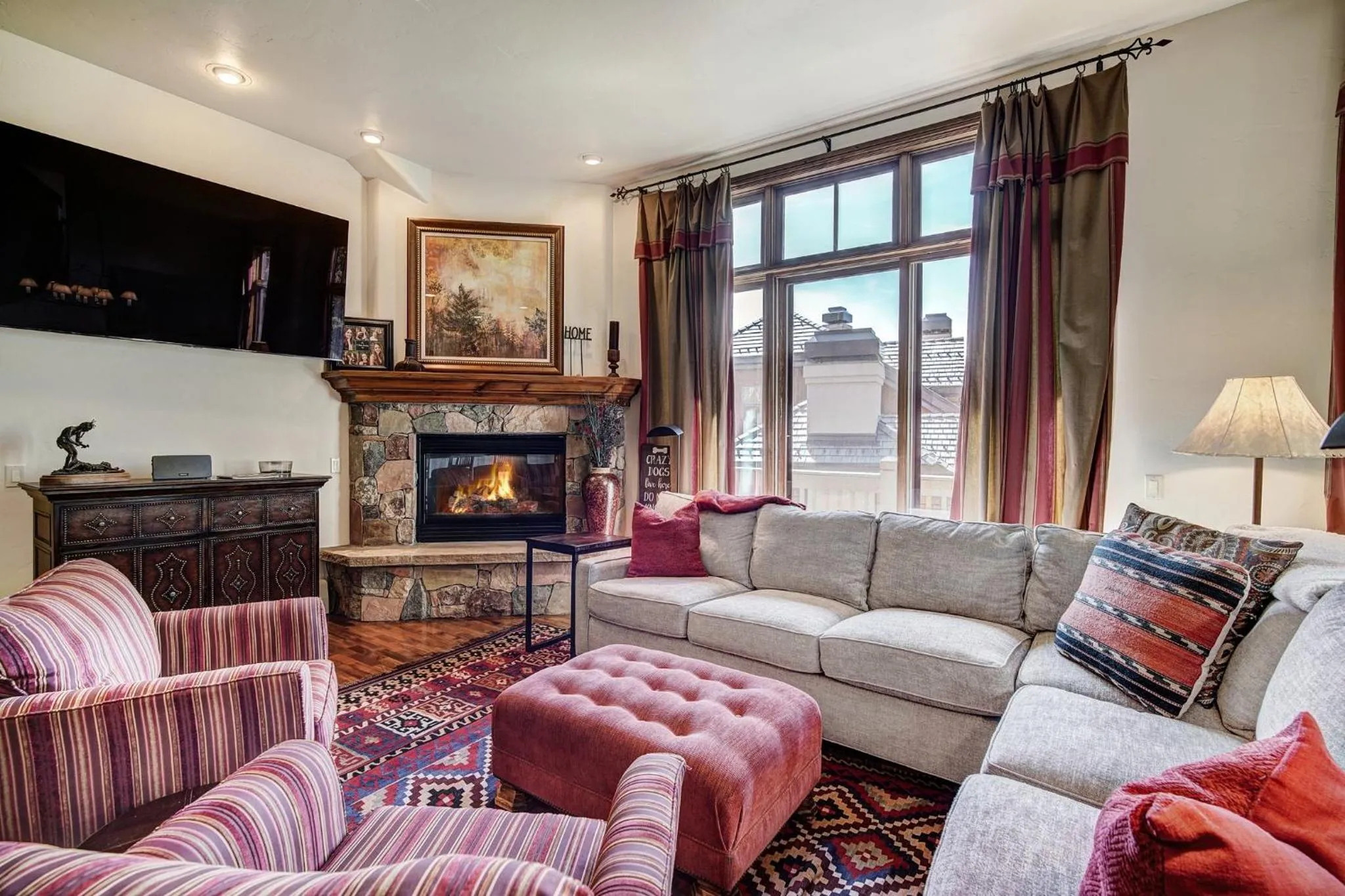 Living room in Arrowhead Village at Beaver Creek
