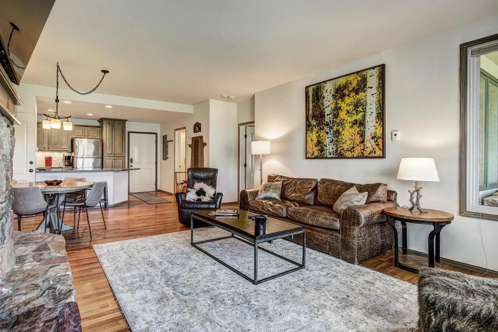 Living room in Arrowhead Village at Beaver Creek