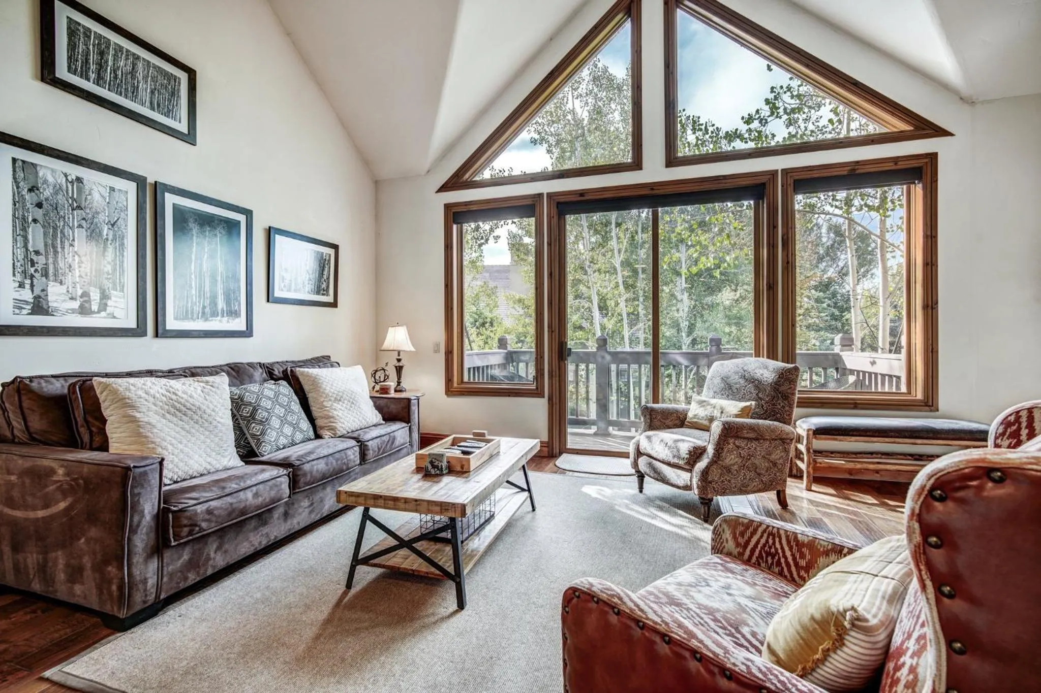 Living room in Arrowhead Village at Beaver Creek