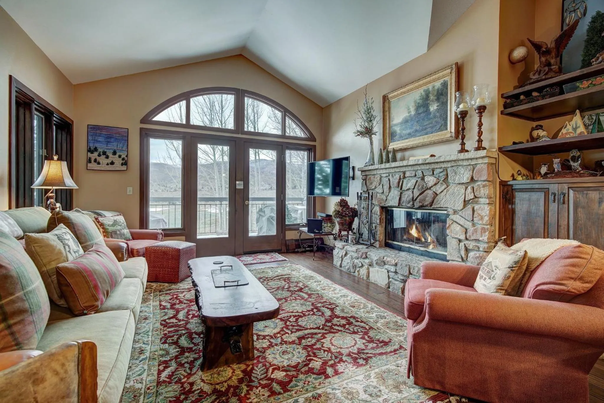 Living room in Arrowhead Village at Beaver Creek