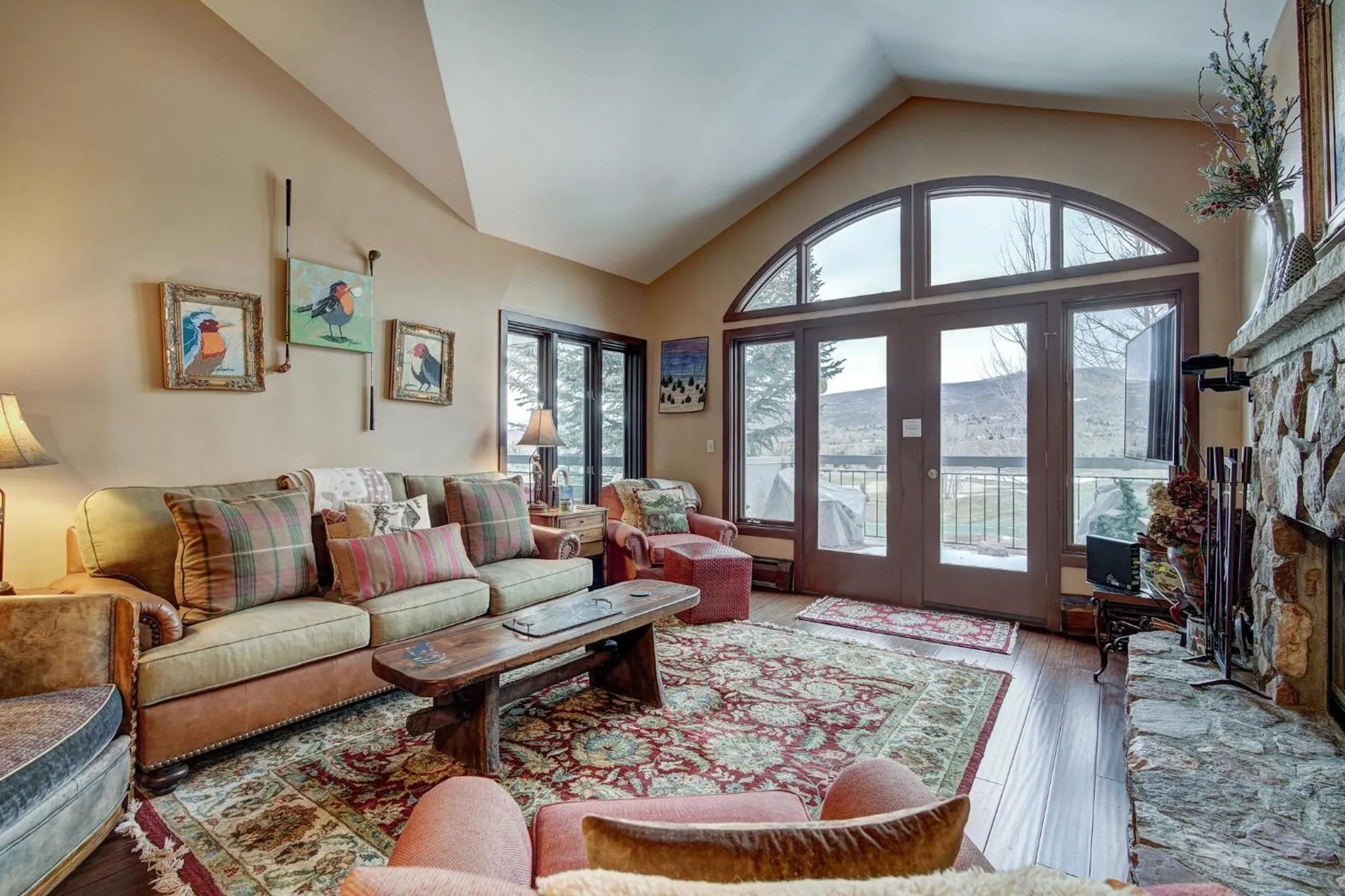 Living room in Arrowhead Village at Beaver Creek