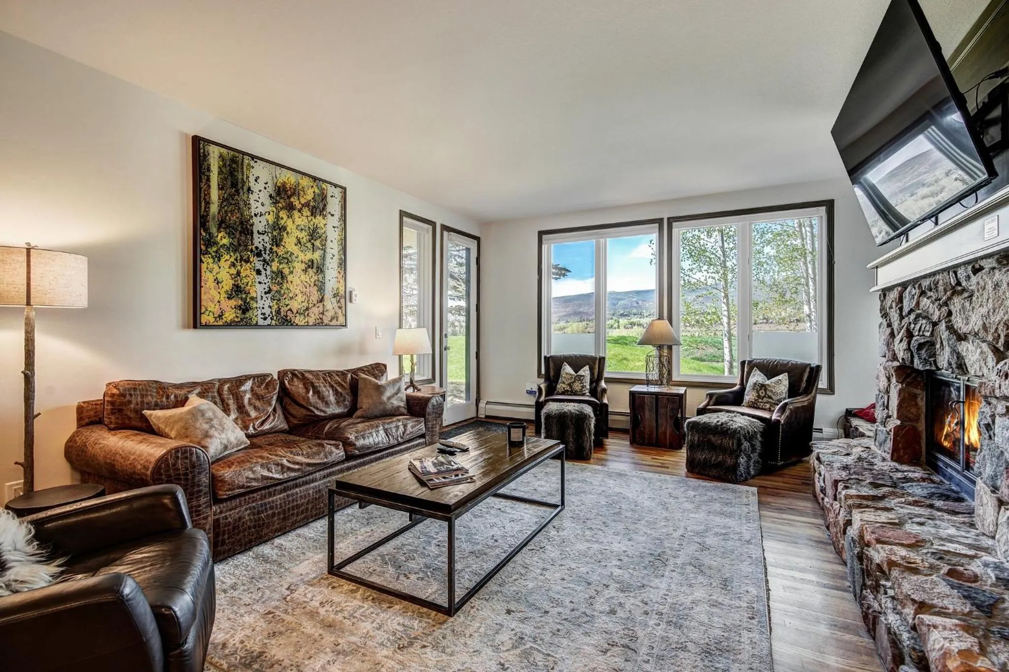Living room in Arrowhead Village at Beaver Creek