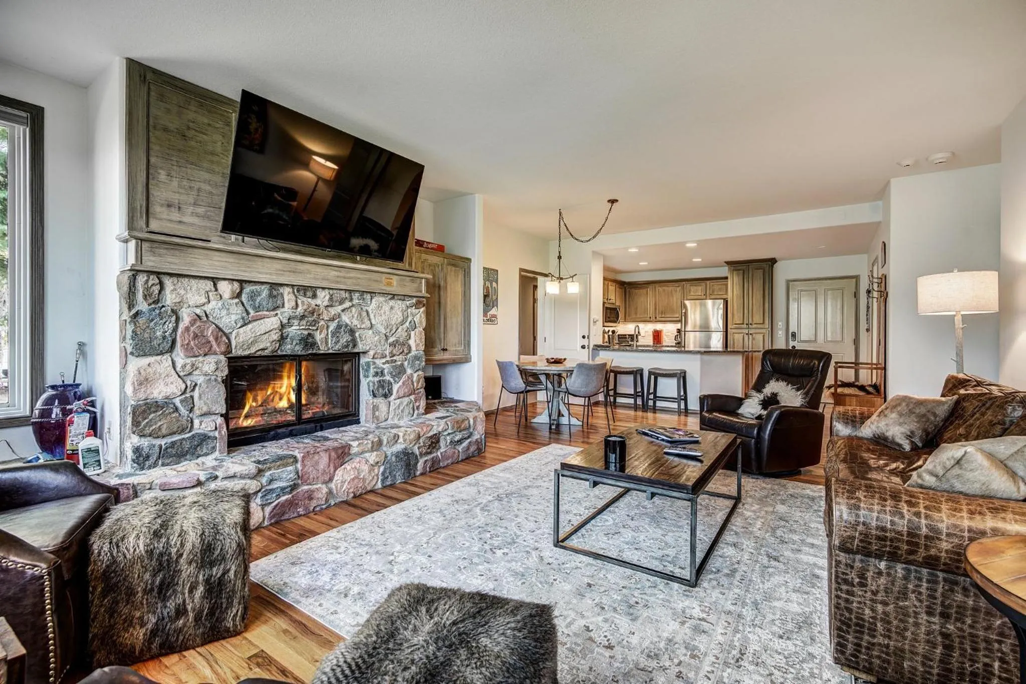 Living room in Arrowhead Village at Beaver Creek