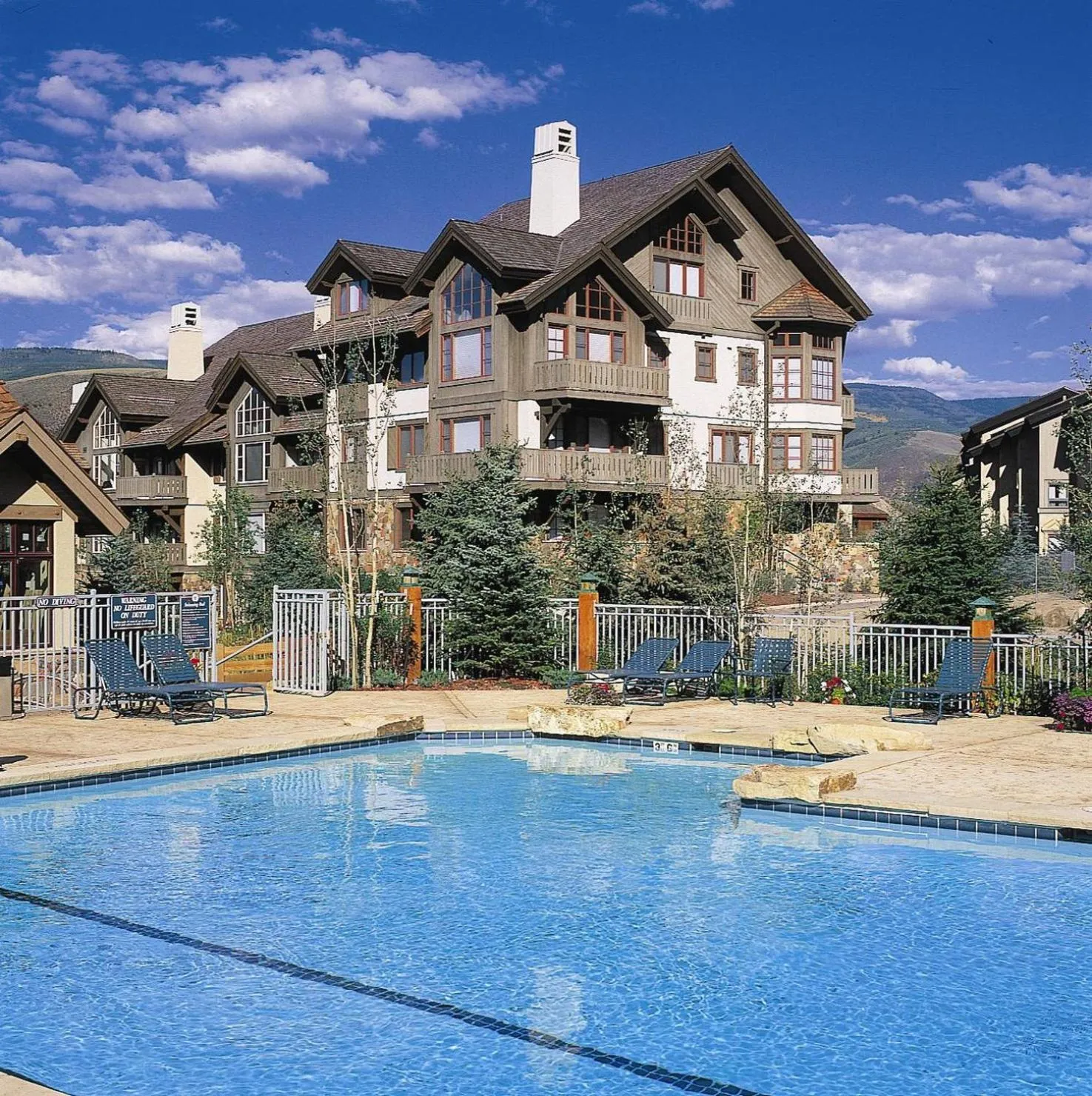 Swimming pool in Arrowhead Village at Beaver Creek