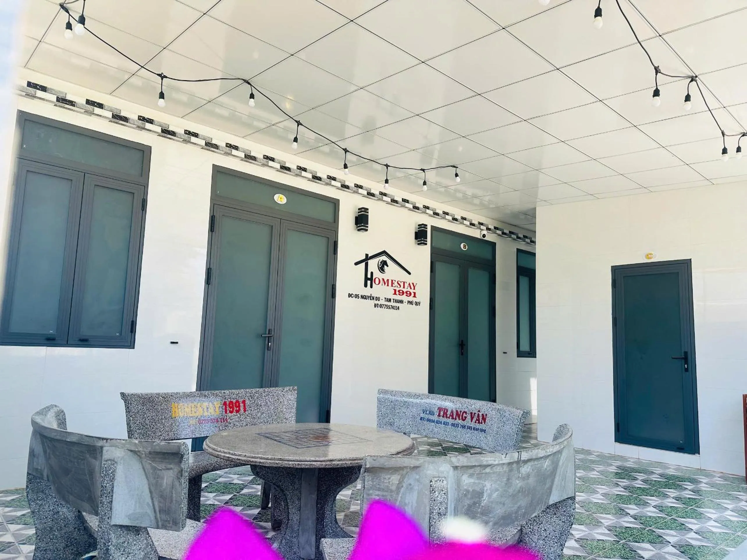 Patio in Homestay 1991