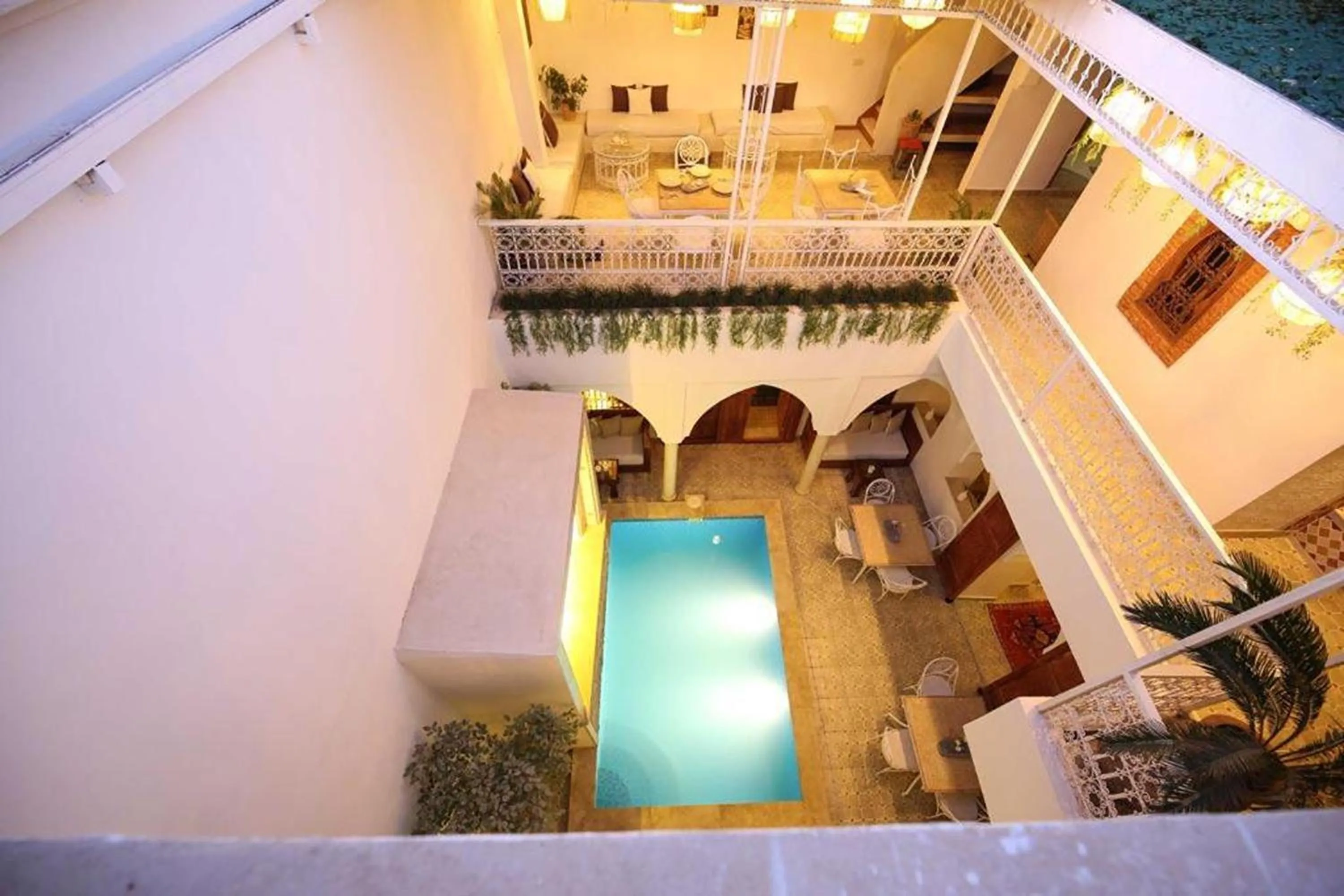 Patio in Riad Oum h&N B&B
