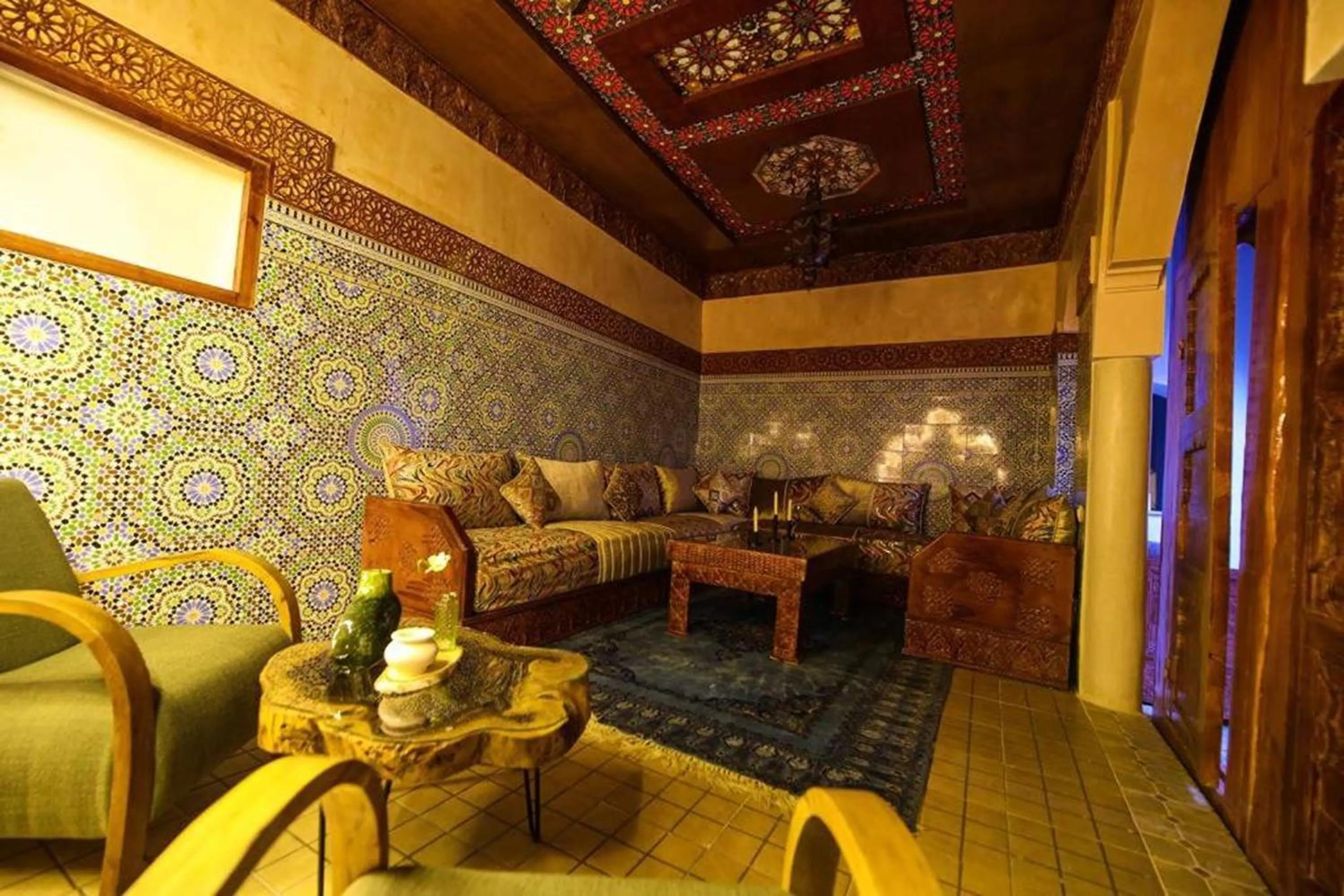 Living room in Riad Oum h&N B&B